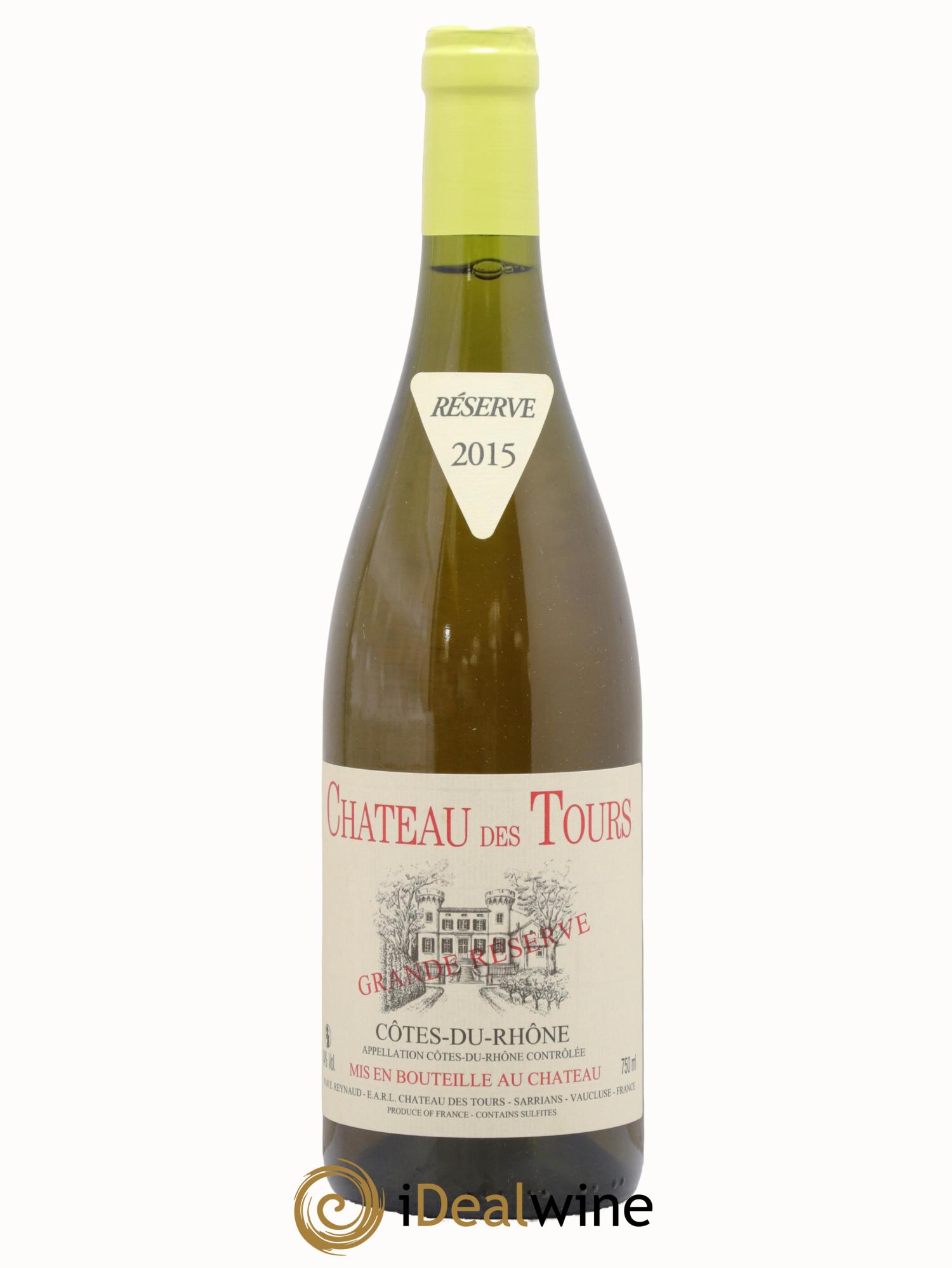 Côtes-du-Rhône Château des Tours Grande Réserve Emmanuel Reynaud 2015 - Lot de 1 bouteille - 0