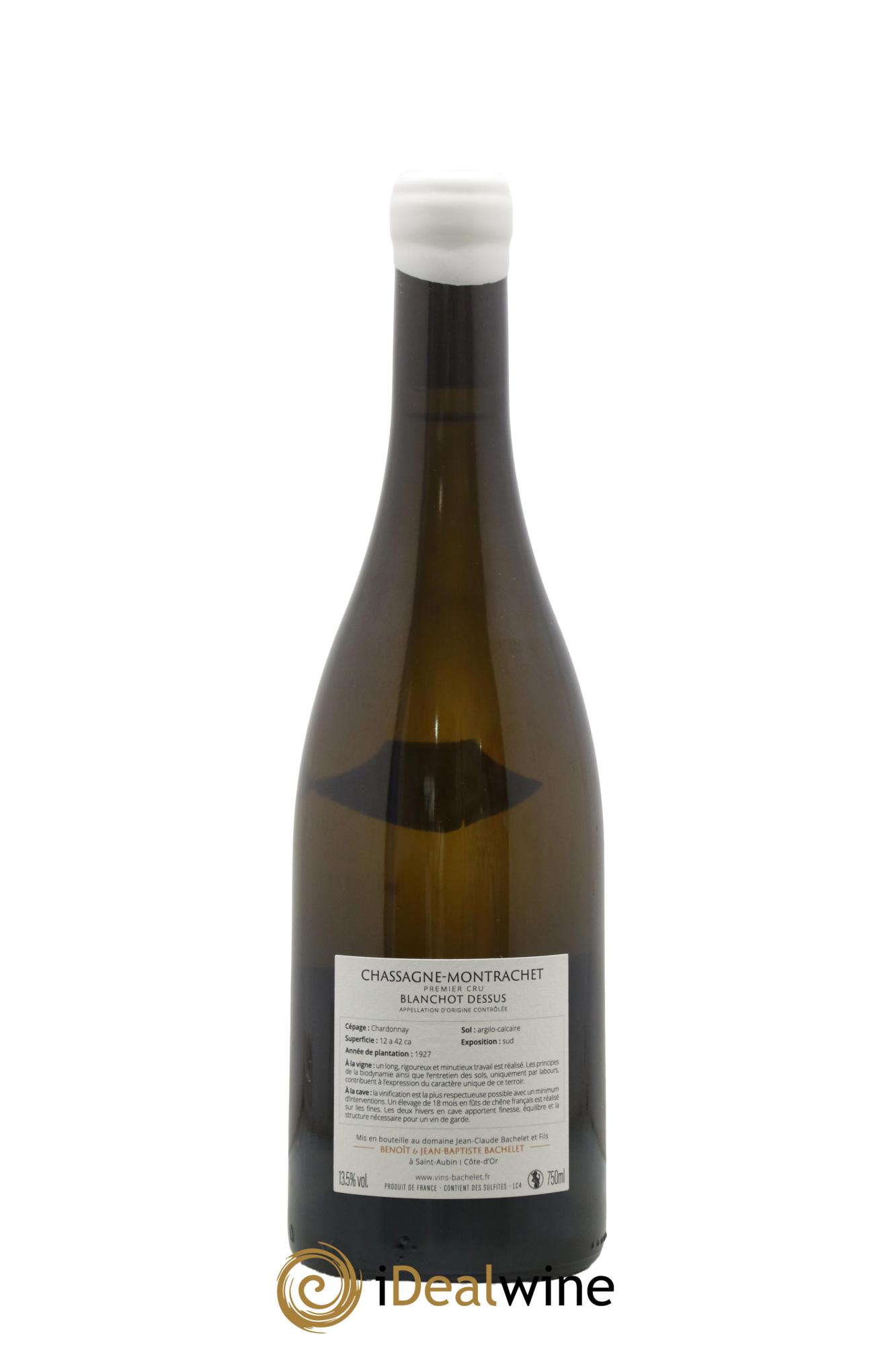 Chassagne-Montrachet 1er Cru Blanchot Dessus Jean-Claude Bachelet (Domaine) 2020 - Lotto di 1 bottiglia - 1