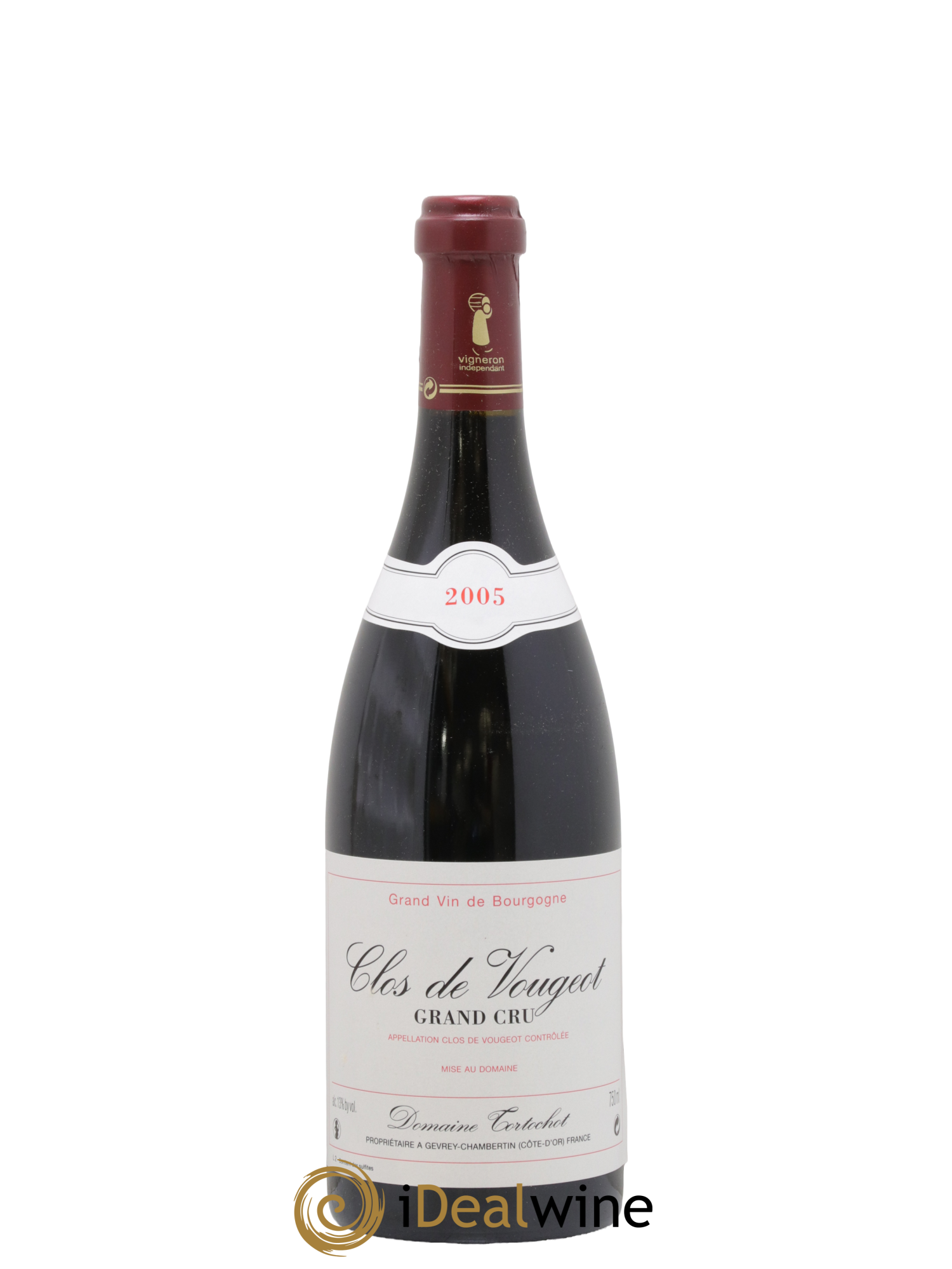 Clos de Vougeot Grand Cru Tortochot (Domaine) 2005 - Lot de 1 bouteille - 0