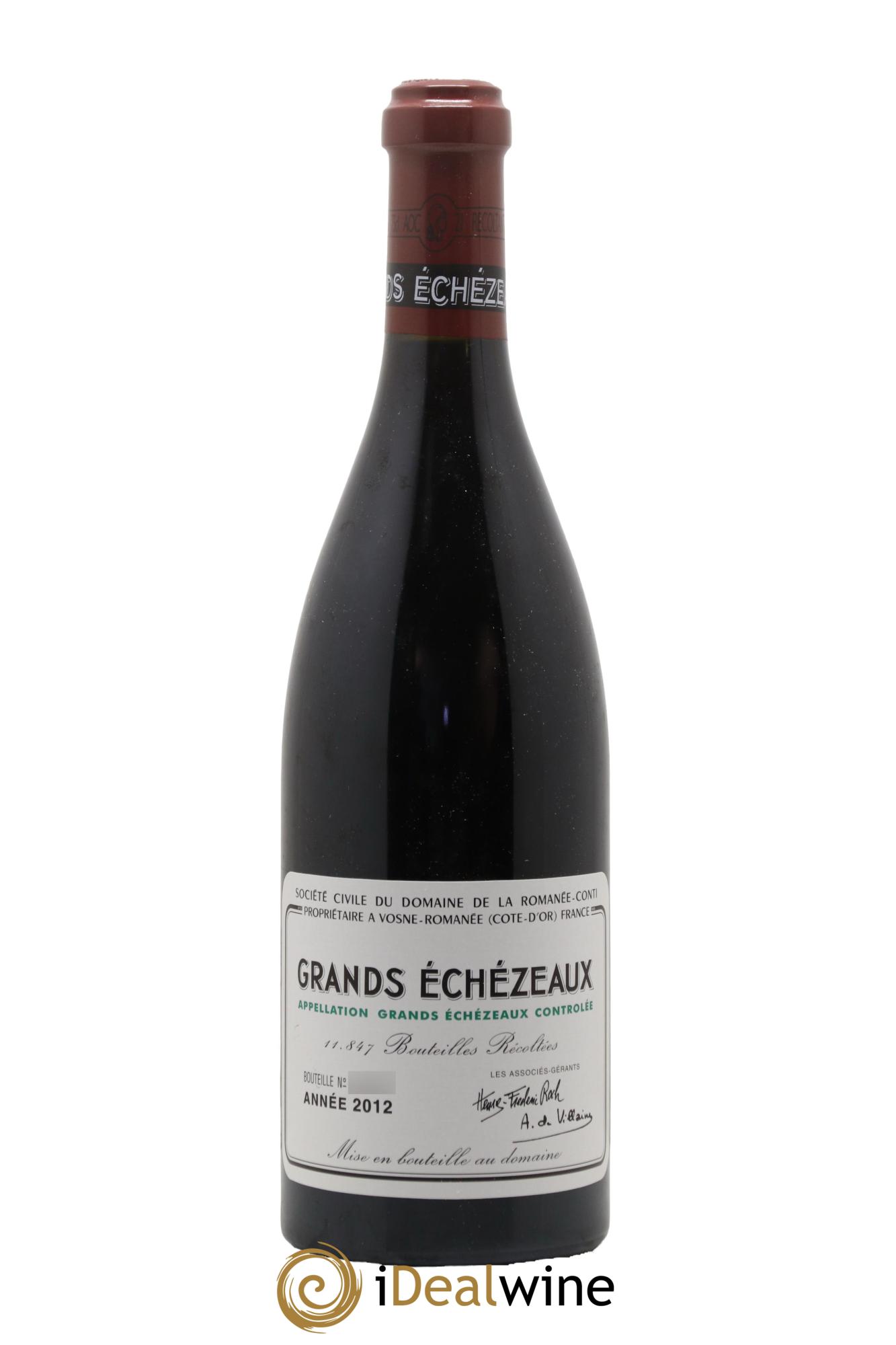 Grands-Echezeaux Grand Cru Domaine de la Romanée-Conti 2012 - Posten von 1 Flasche - 0
