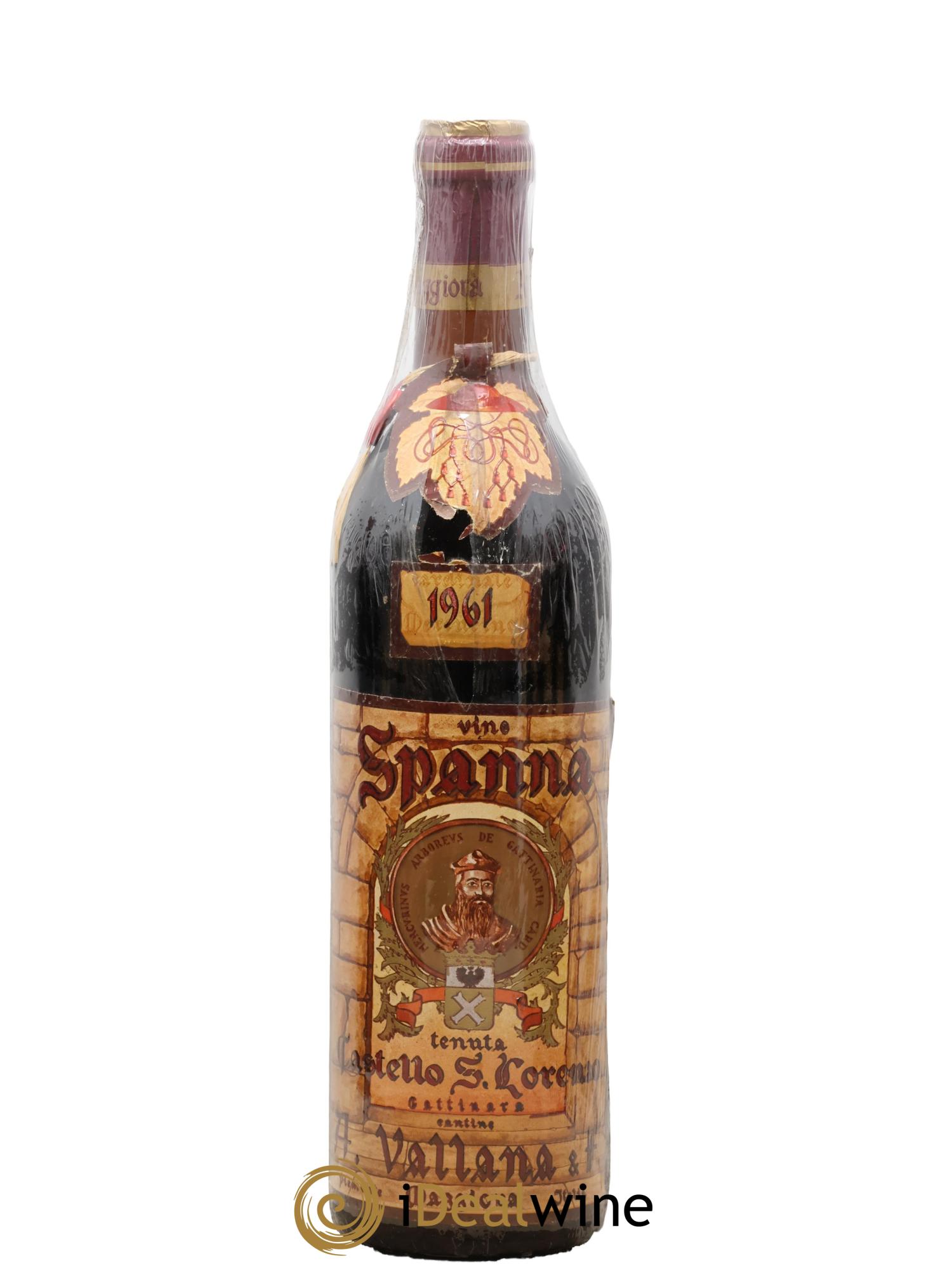 Italie Spanna Castello di San Lorenzo Vallana 1961 - Lot de 1 bouteille - 0
