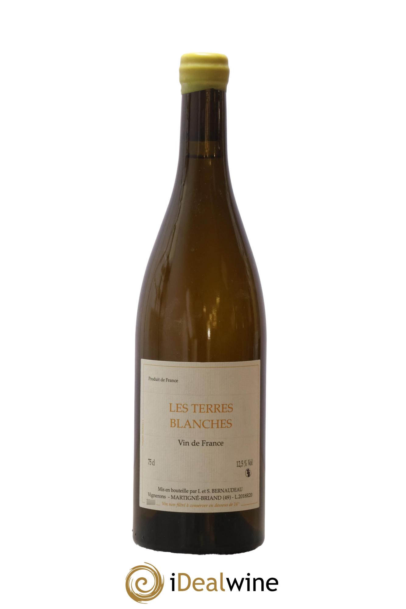Vin de France Les Terres Blanches Stéphane Bernaudeau 2018 - Lot of 1 bottle - 0