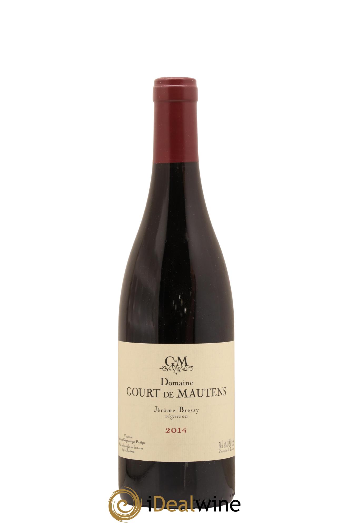 Vaucluse (Vin de Pays de Vaucluse) Domaine Gourt de Mautens - Jérôme Bressy 2014 - Lot de 1 bouteille - 0