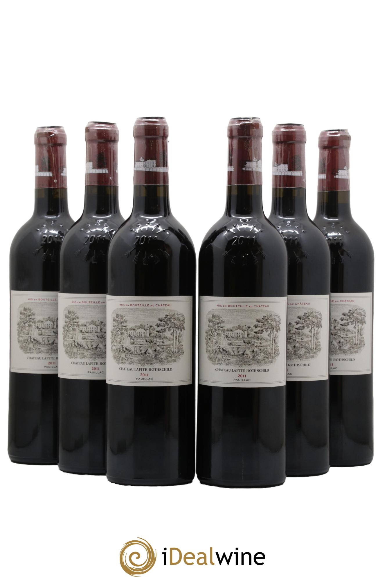 Château Lafite Rothschild 1er Grand Cru Classé 2011 - Lot of 6 bottles - 0