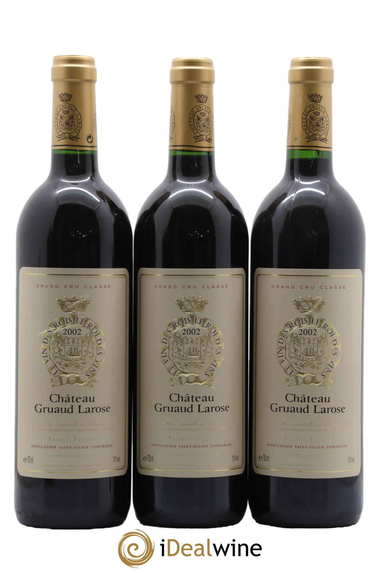 Château Gruaud Larose 2ème Grand Cru Classé 2002 - Lotto di 12 bottiglie - 3