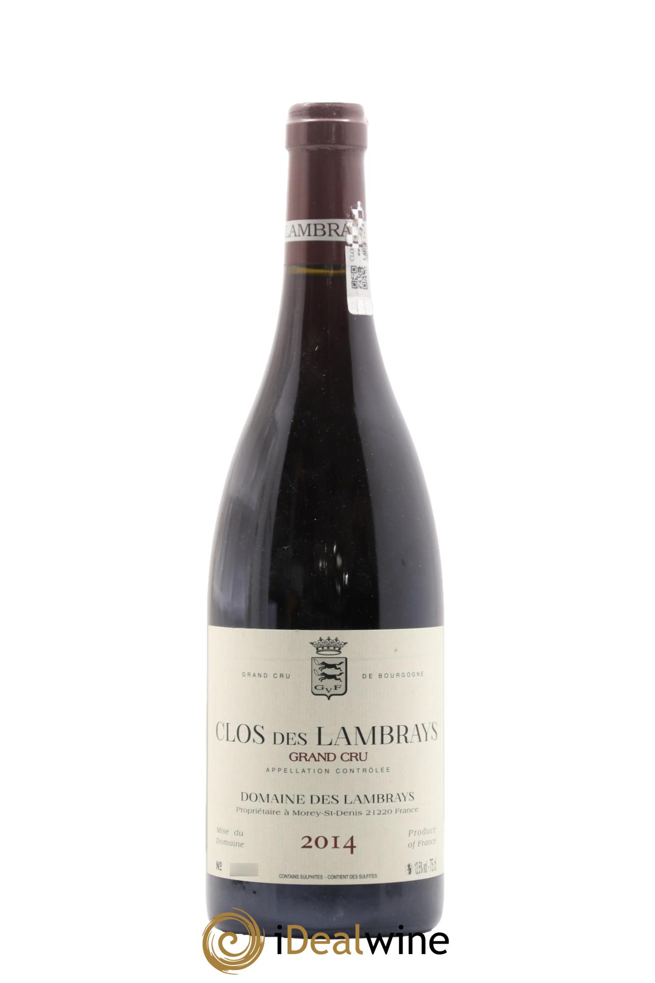 Clos des Lambrays Grand Cru Domaine des Lambrays 2014 - Lot de 1 bouteille - 0