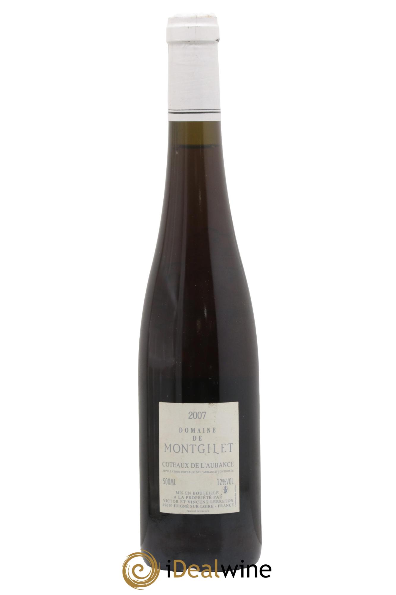 Coteaux de l'Aubance Montgilet (Domaine de) Les Trois Schistes 2007 - Lot de 1 format 50cl - 1