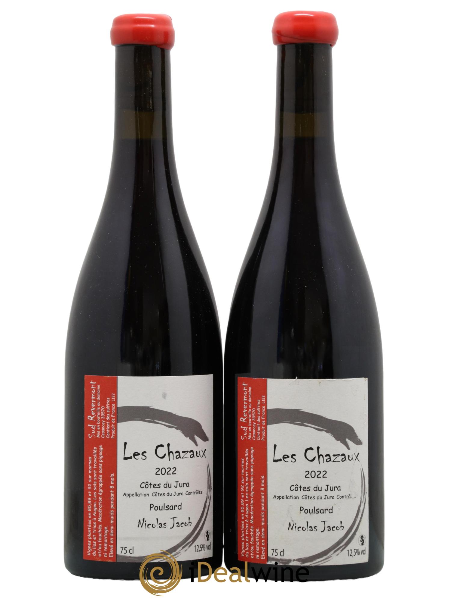 Côtes du Jura Poulsard Les Chazaux Nicolas Jacob 2022 - Lot de 2 bouteilles - 0