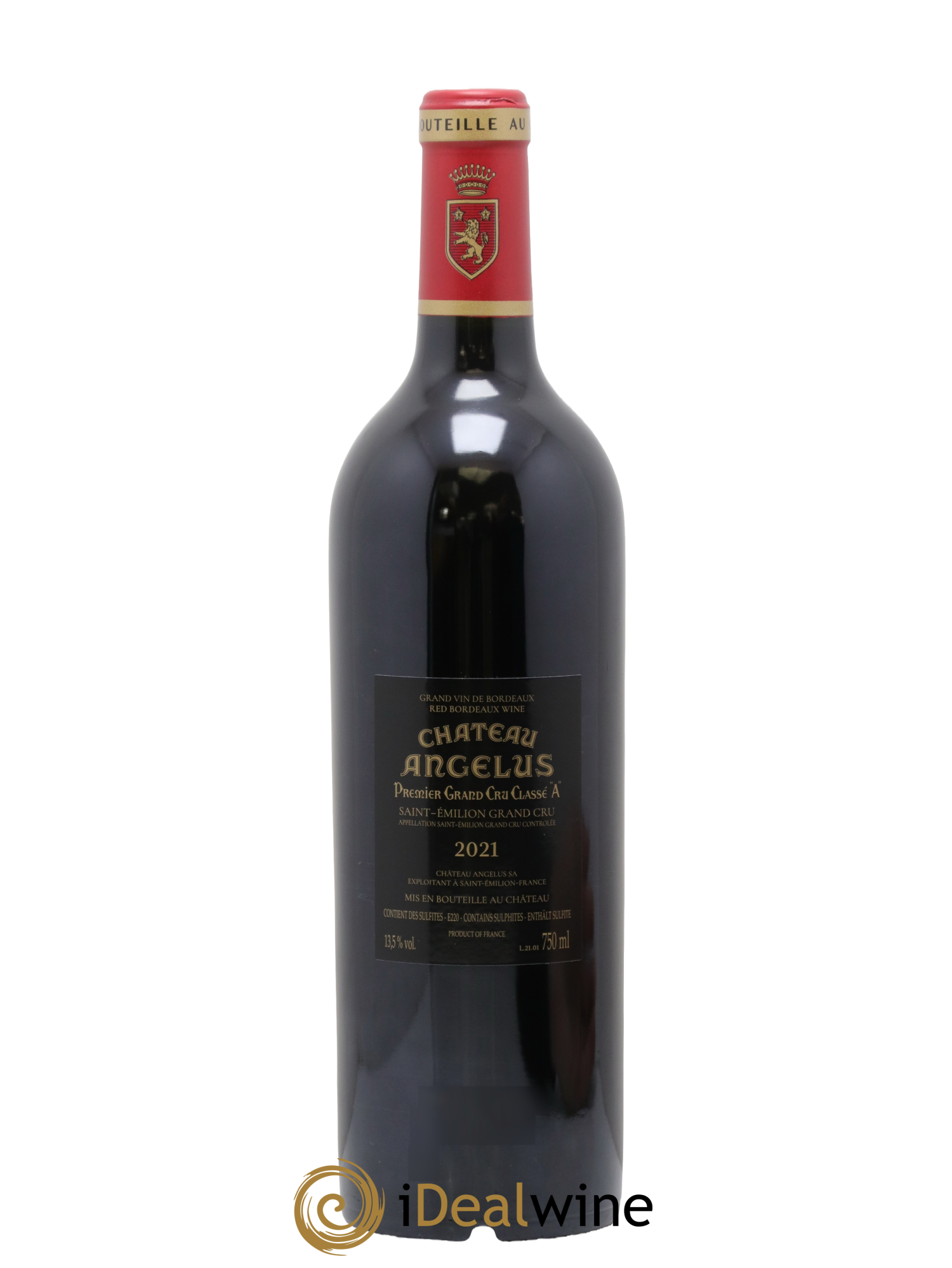 Château Angélus 1er Grand Cru Classé A 2021 - Lot de 1 bouteille - 1