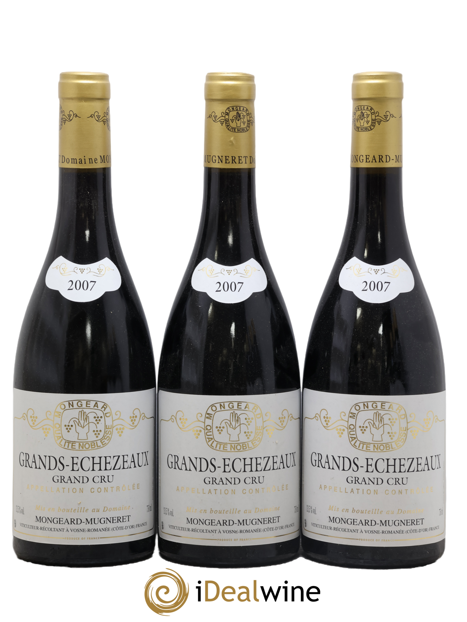 Grands-Echezeaux Grand Cru Mongeard-Mugneret (Domaine) 2007 - Lot de 3 bouteilles - 0