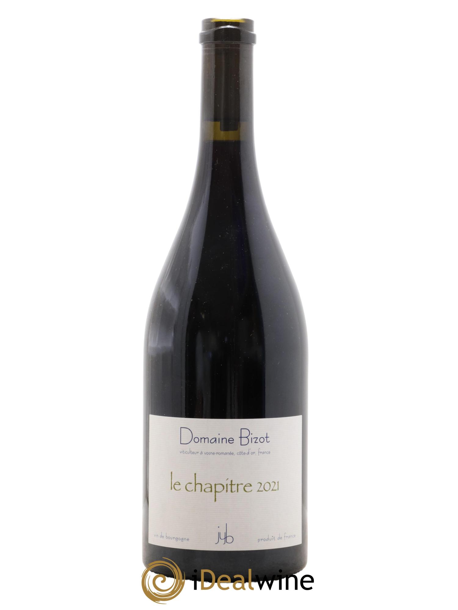 Bourgogne Le Chapitre Bizot (Domaine) 2021 - Posten von 1 Flasche - 0