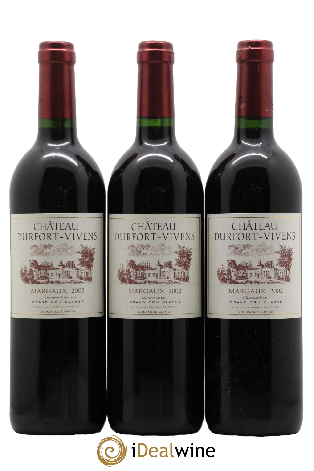 Château Durfort Vivens 2ème Grand Cru Classé 2002 - Lot de 12 bouteilles - 2
