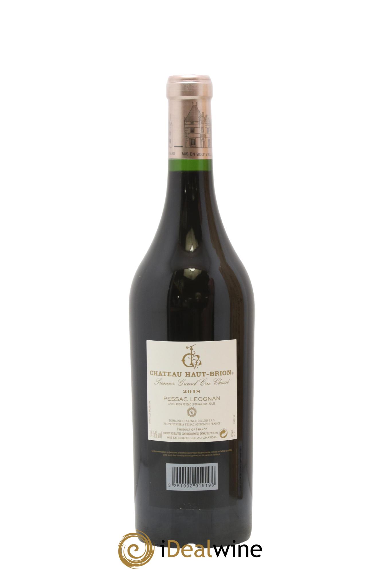 Château Haut Brion 1er Grand Cru Classé 2018 - Lotto di 1 bottiglia - 2