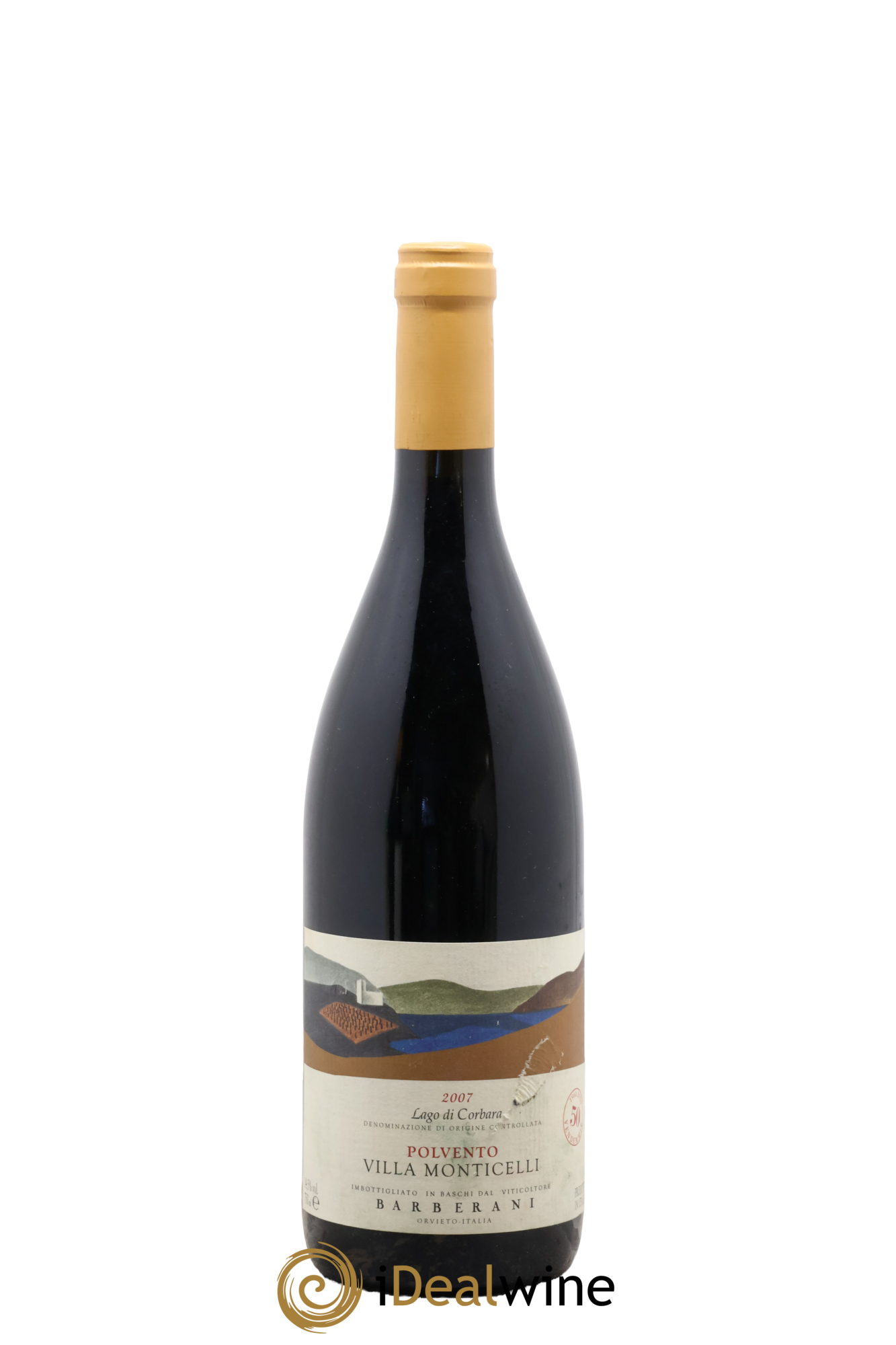 Ombrie Barberani Villa Monticelli Polvento Largo di Corbara 2007 - Lot de 1 bouteille - 0