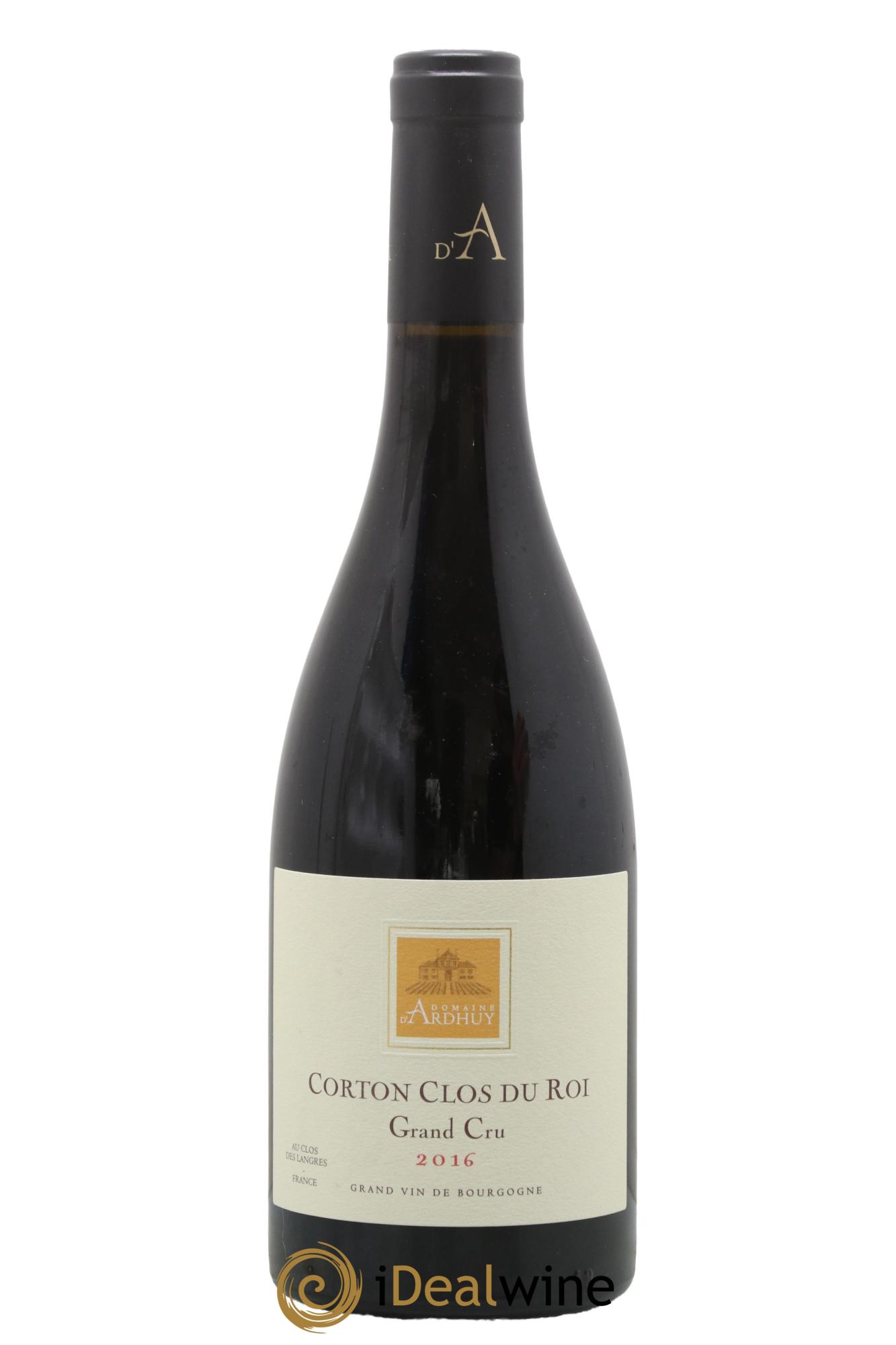 Corton Grand Cru Clos du Roi Domaine d'Ardhuy 2016 - Lot de 1 bouteille - 0