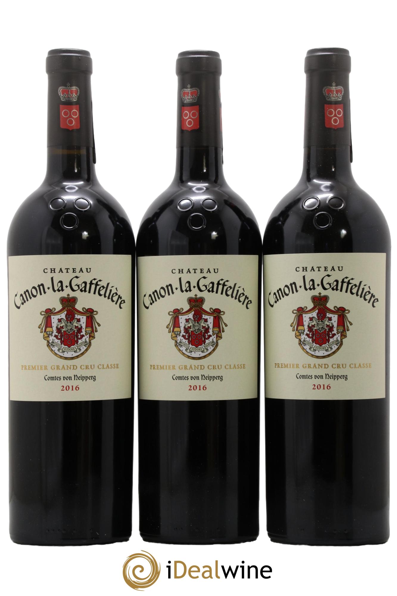 Château Canon la Gaffelière 1er Grand Cru Classé B 2016 - Lot of 3 bottles - 0