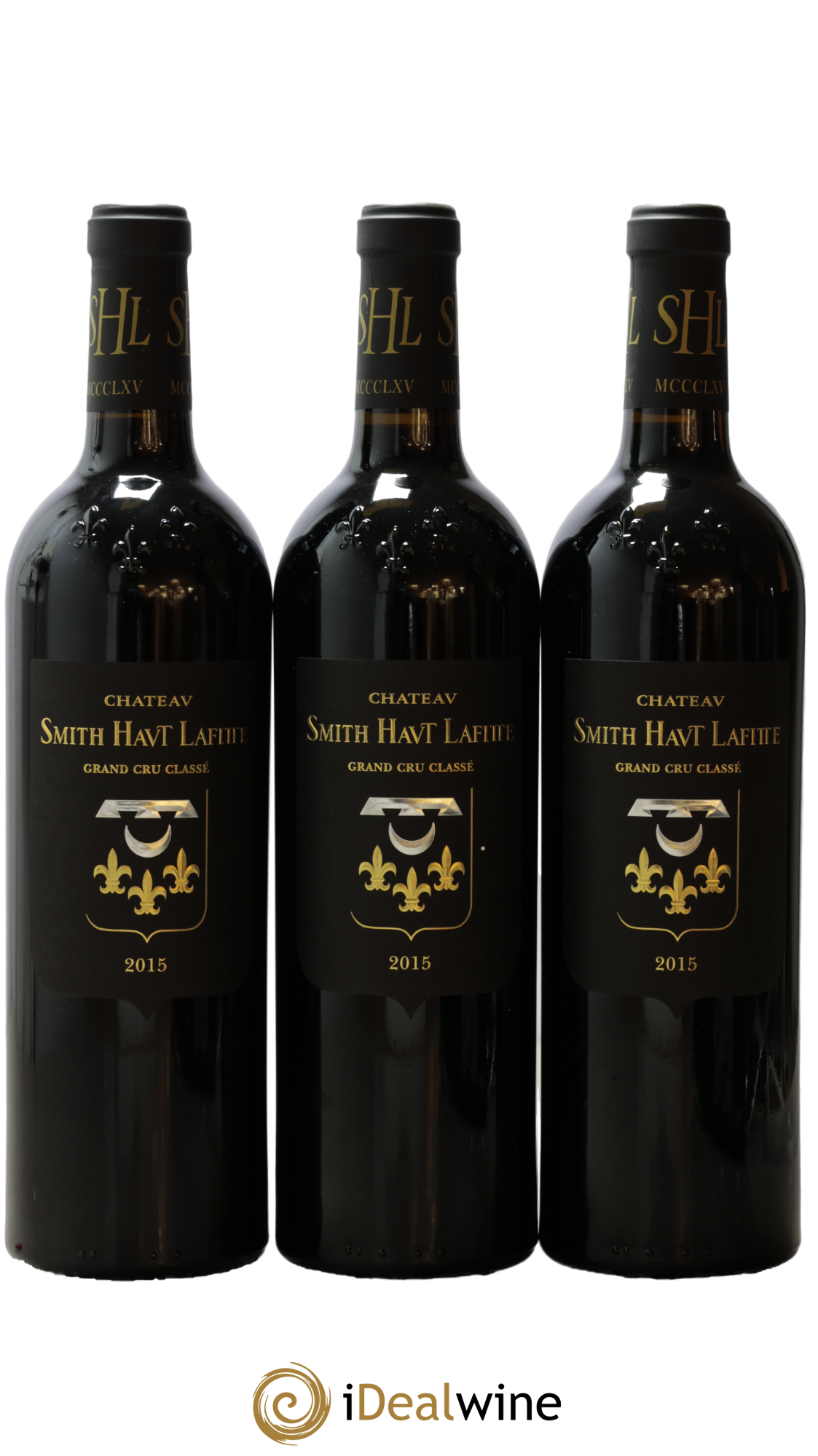 Château Smith Haut Lafitte Cru Classé de Graves 2015 - Lotto di 3 bottiglie - 0