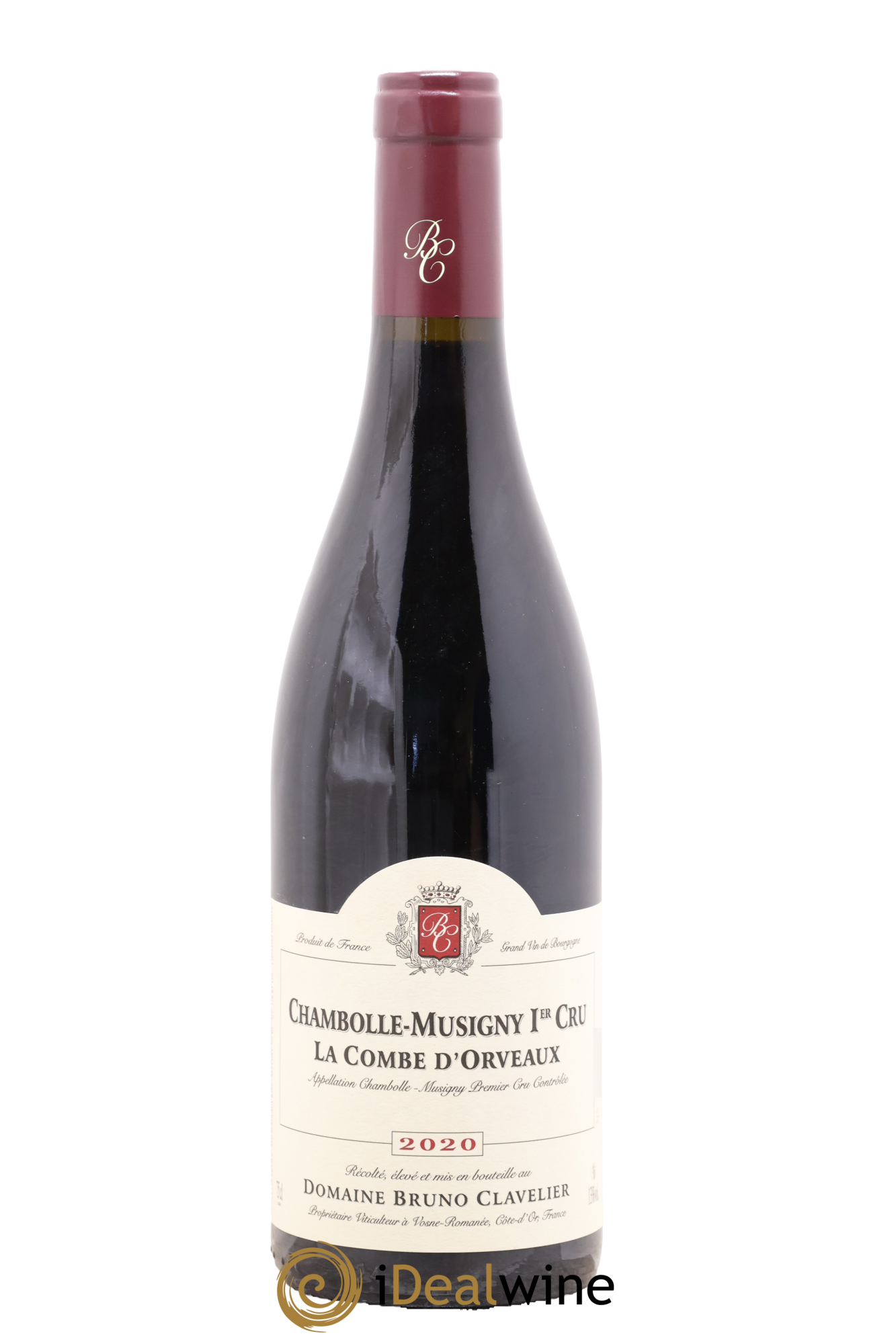 Chambolle-Musigny 1er Cru La Combe d'Orveaux Bruno Clavelier 2020 - Lot de 1 bouteille - 0