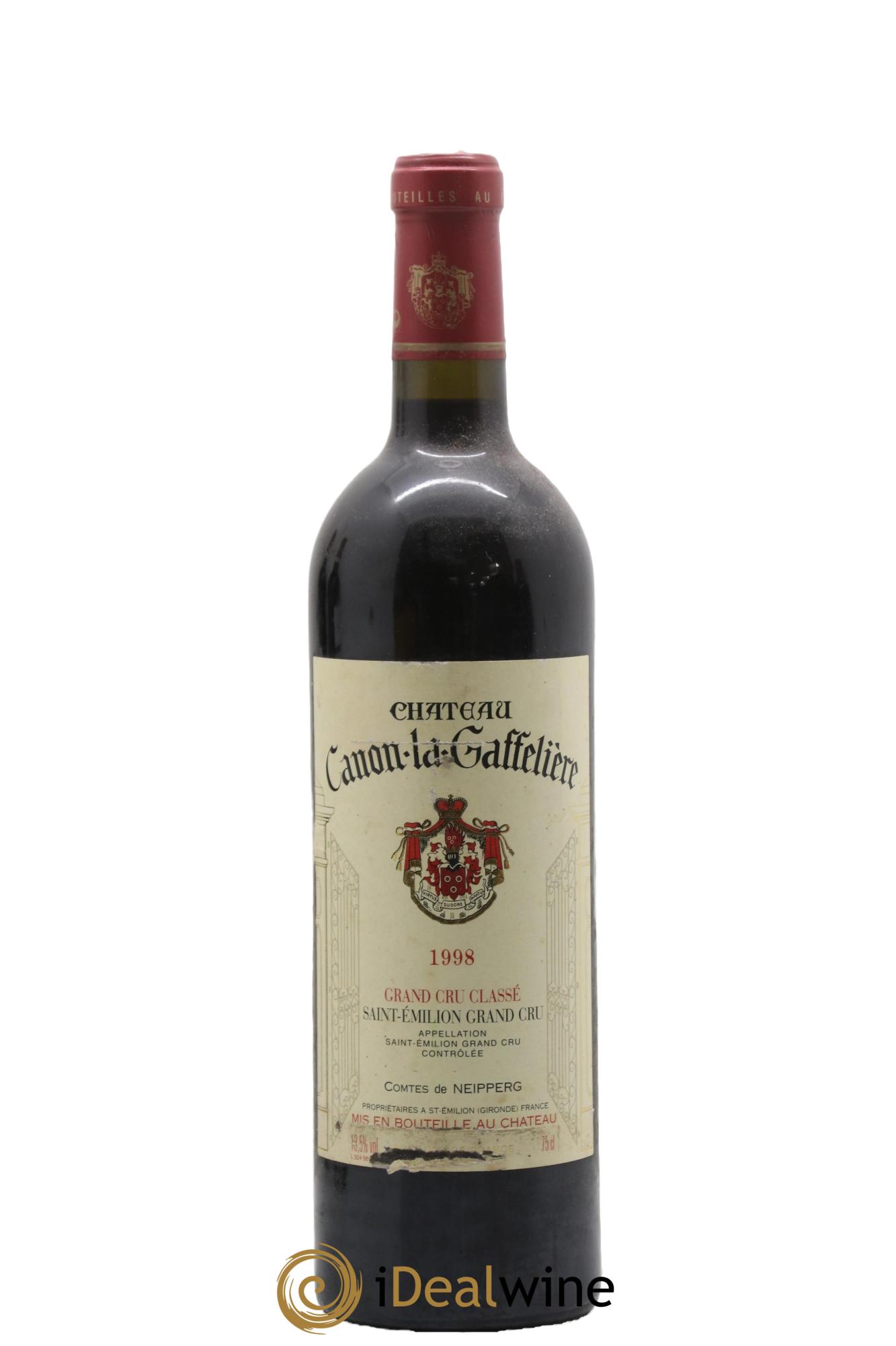 Château Canon la Gaffelière 1er Grand Cru Classé B 1998 - Posten von 1 Flasche - 0