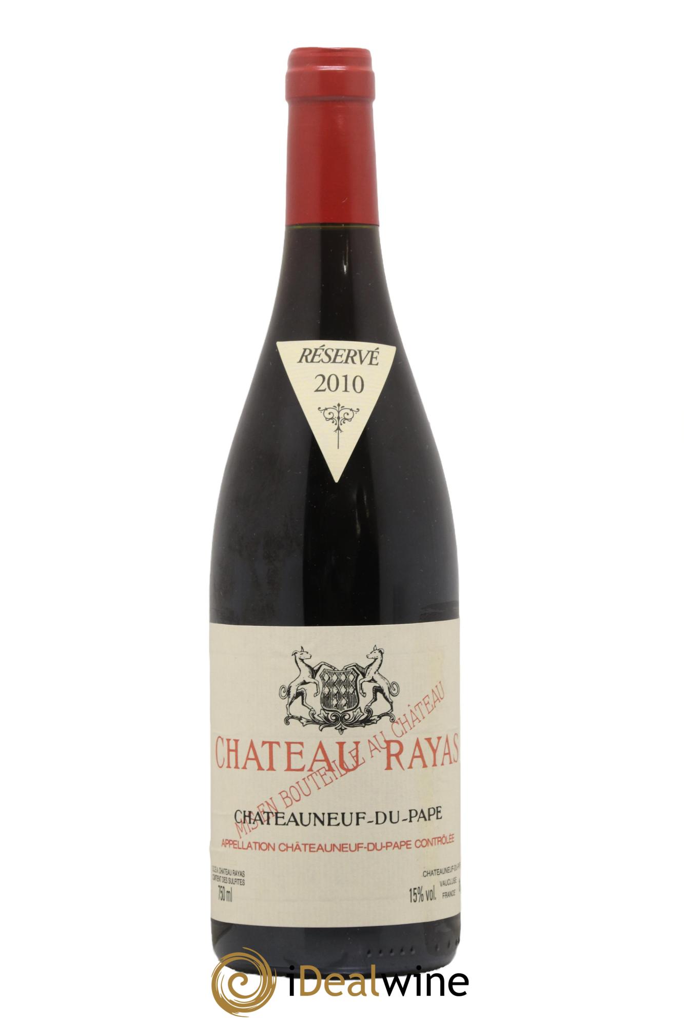 Châteauneuf-du-Pape Château Rayas Emmanuel Reynaud 2010 - Lot de 1 bouteille - 0