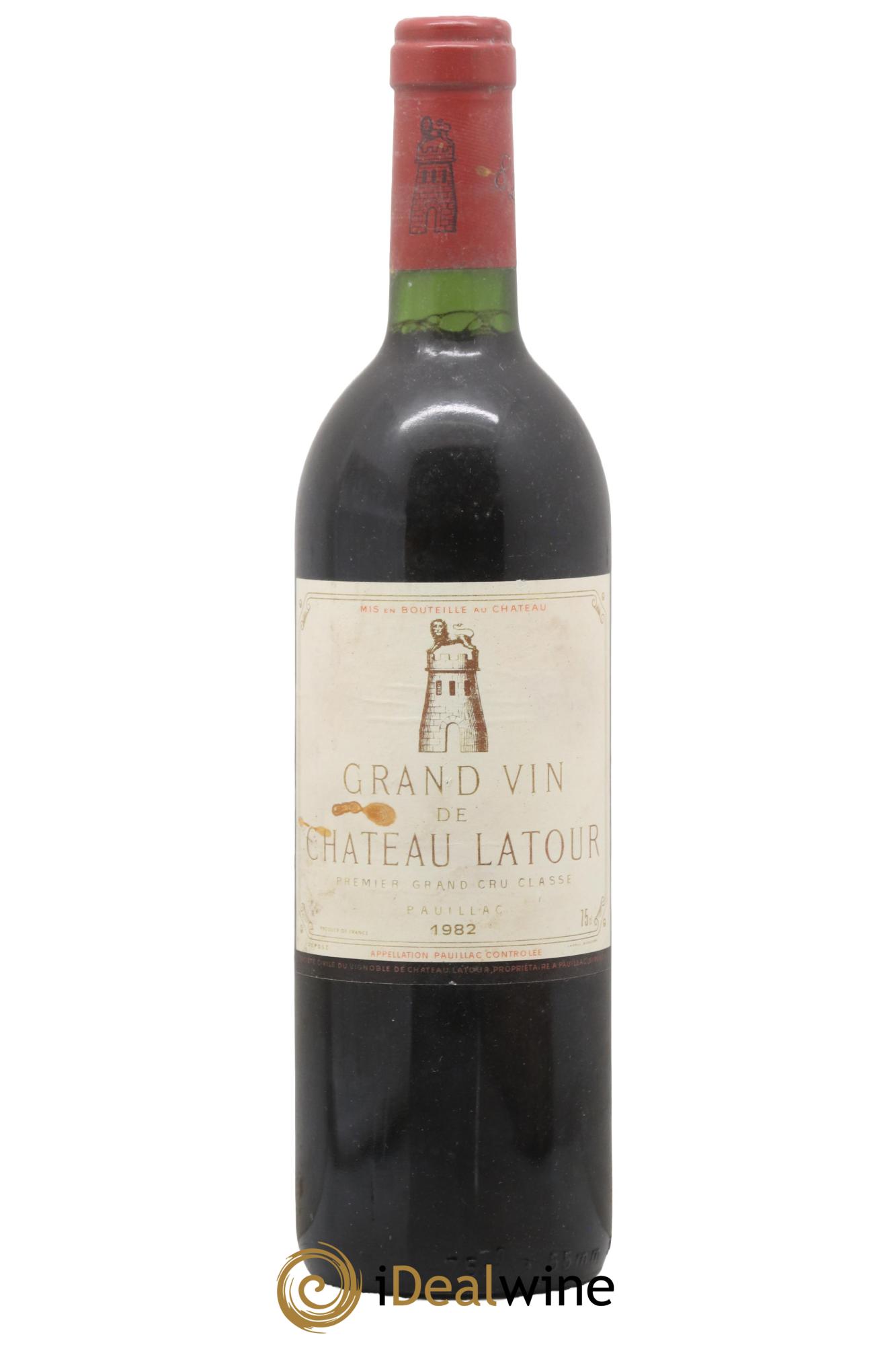 Château Latour 1er Grand Cru Classé 1982 - Lot de 1 bouteille - 0