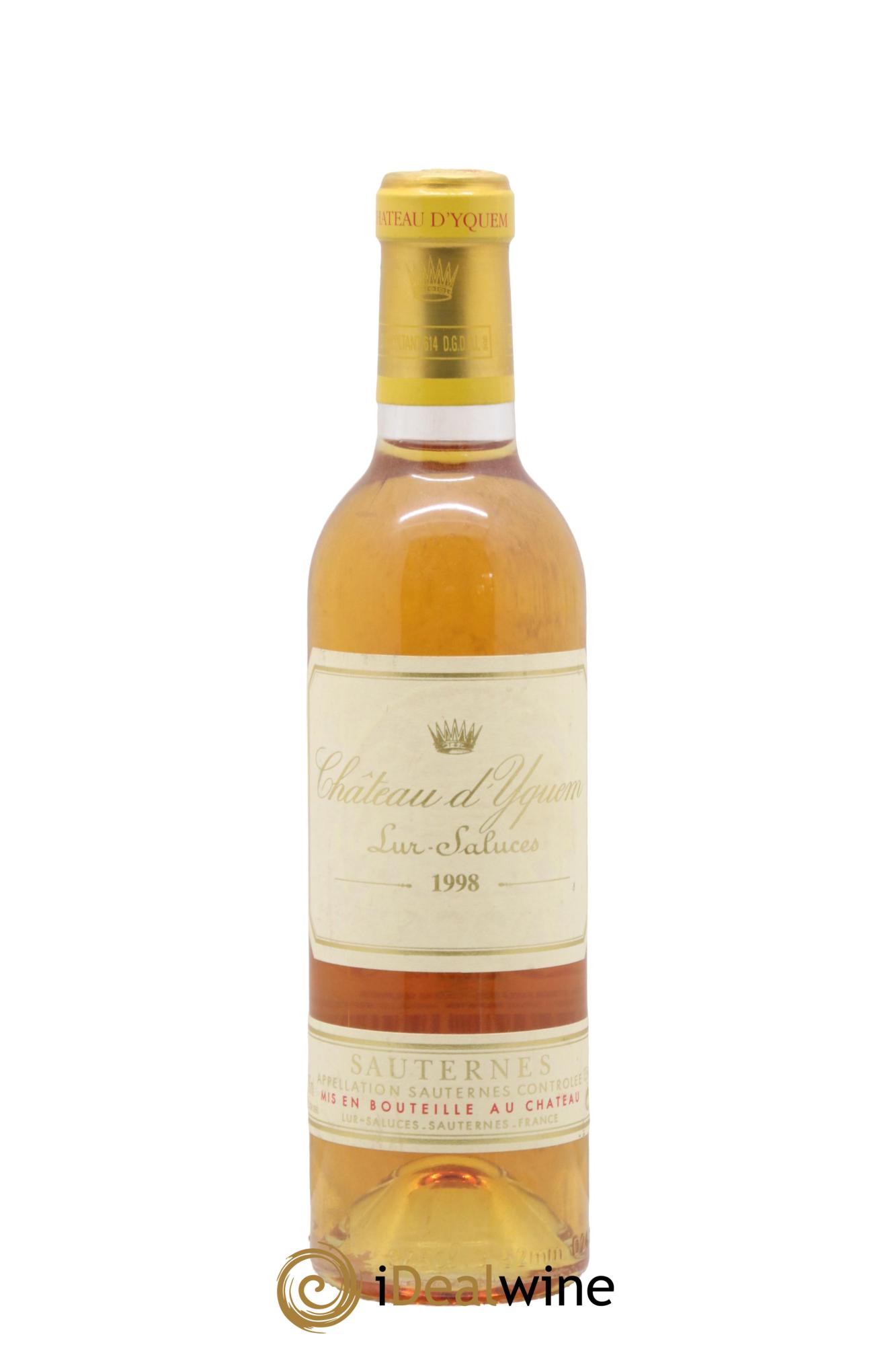 Château d' Yquem 1er Cru Classé Supérieur 1998 - Lotto di 1 mezza bottiglia - 0