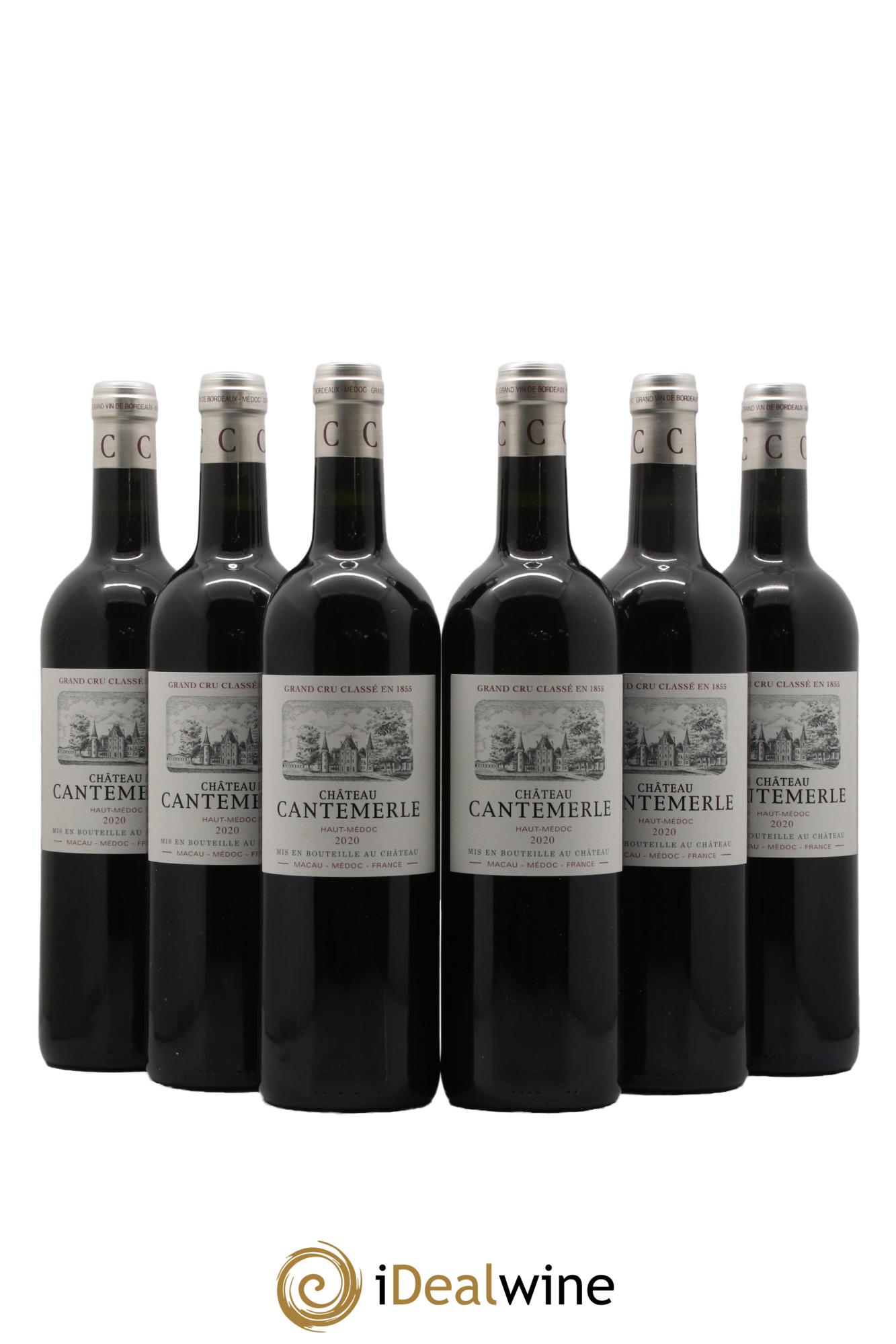 Château Cantemerle 5ème Grand Cru Classé 2020 - Lotto di 6 bottiglie - 0