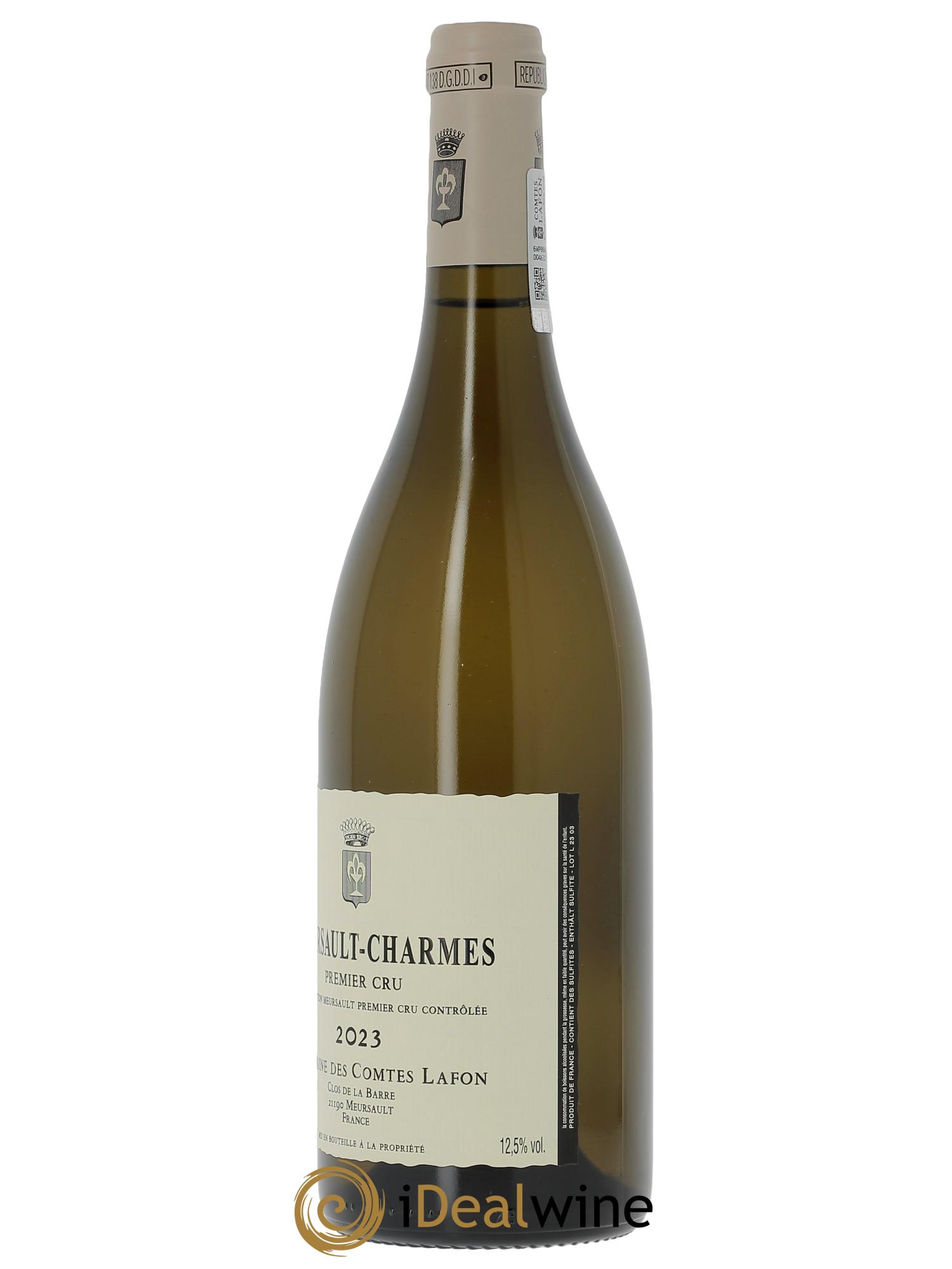 Meursault 1er Cru Charmes Comtes Lafon (Domaine des) 2023 - Lot de 1 bouteille - 1