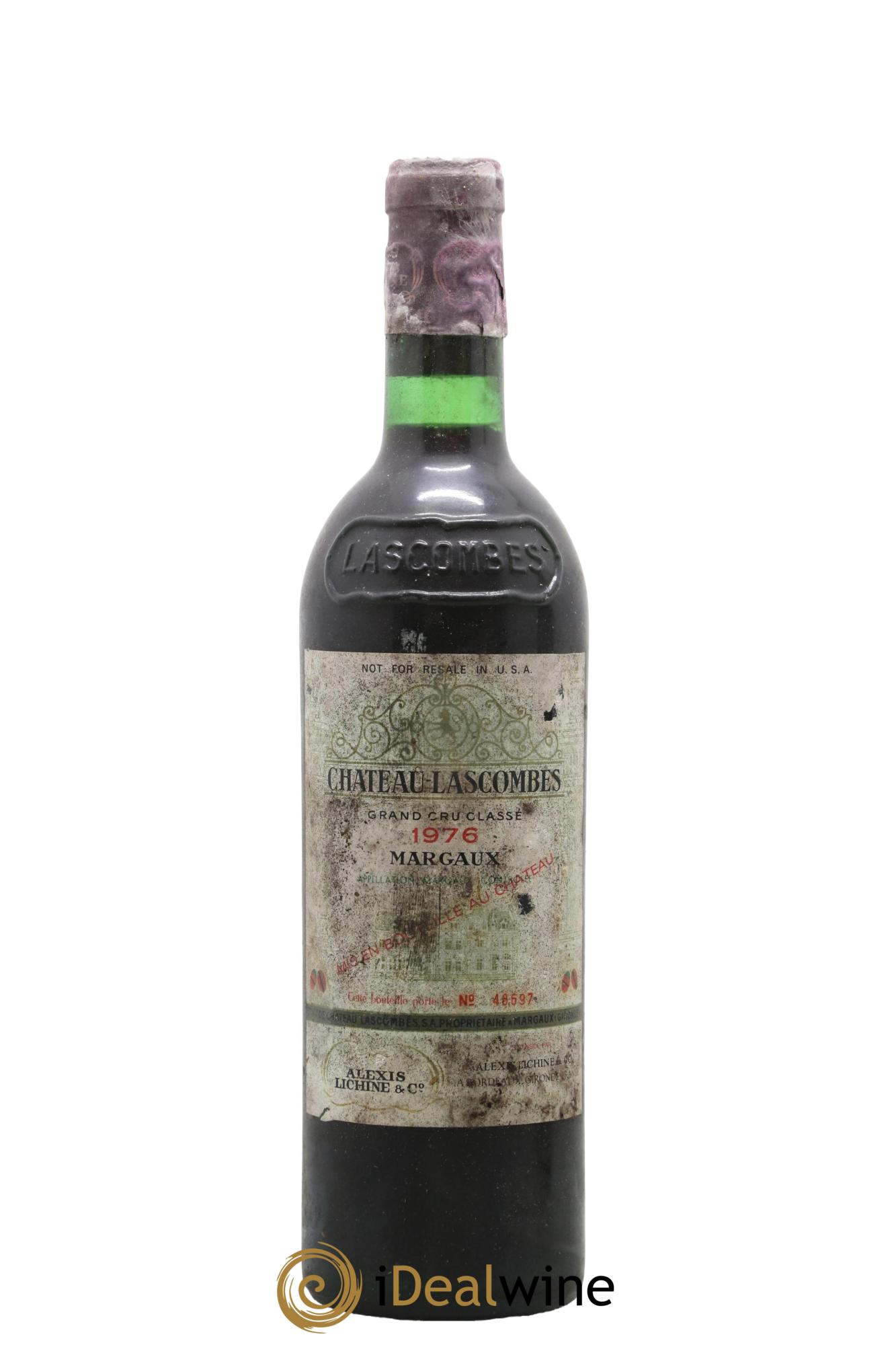Château Lascombes 2ème Grand Cru Classé 1976 - Lot de 1 bouteille - 0