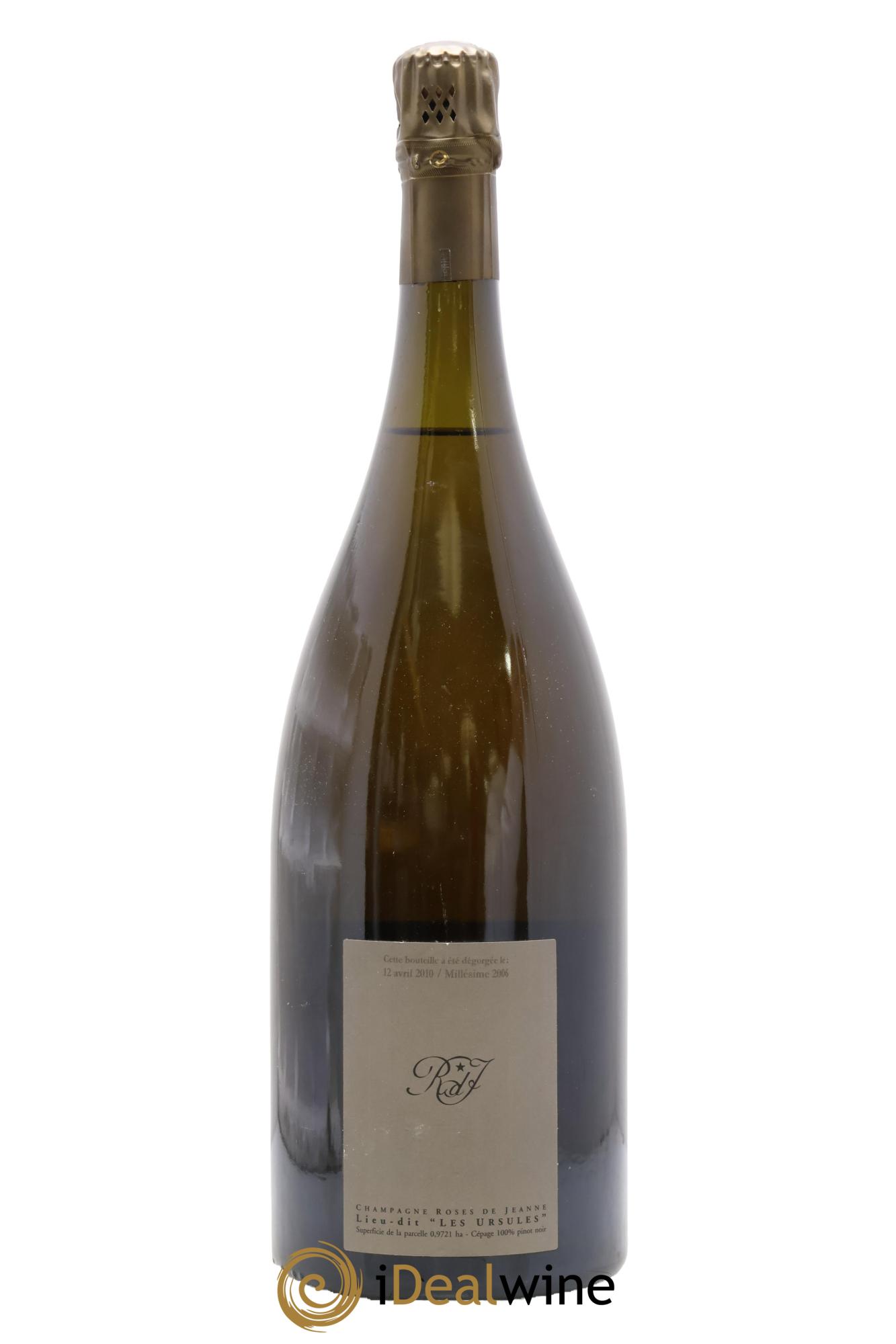 Roses de Jeanne Les Ursules Blanc de Noirs Brut Cédric Bouchard 2006 - Lot of 1 magnum - 1