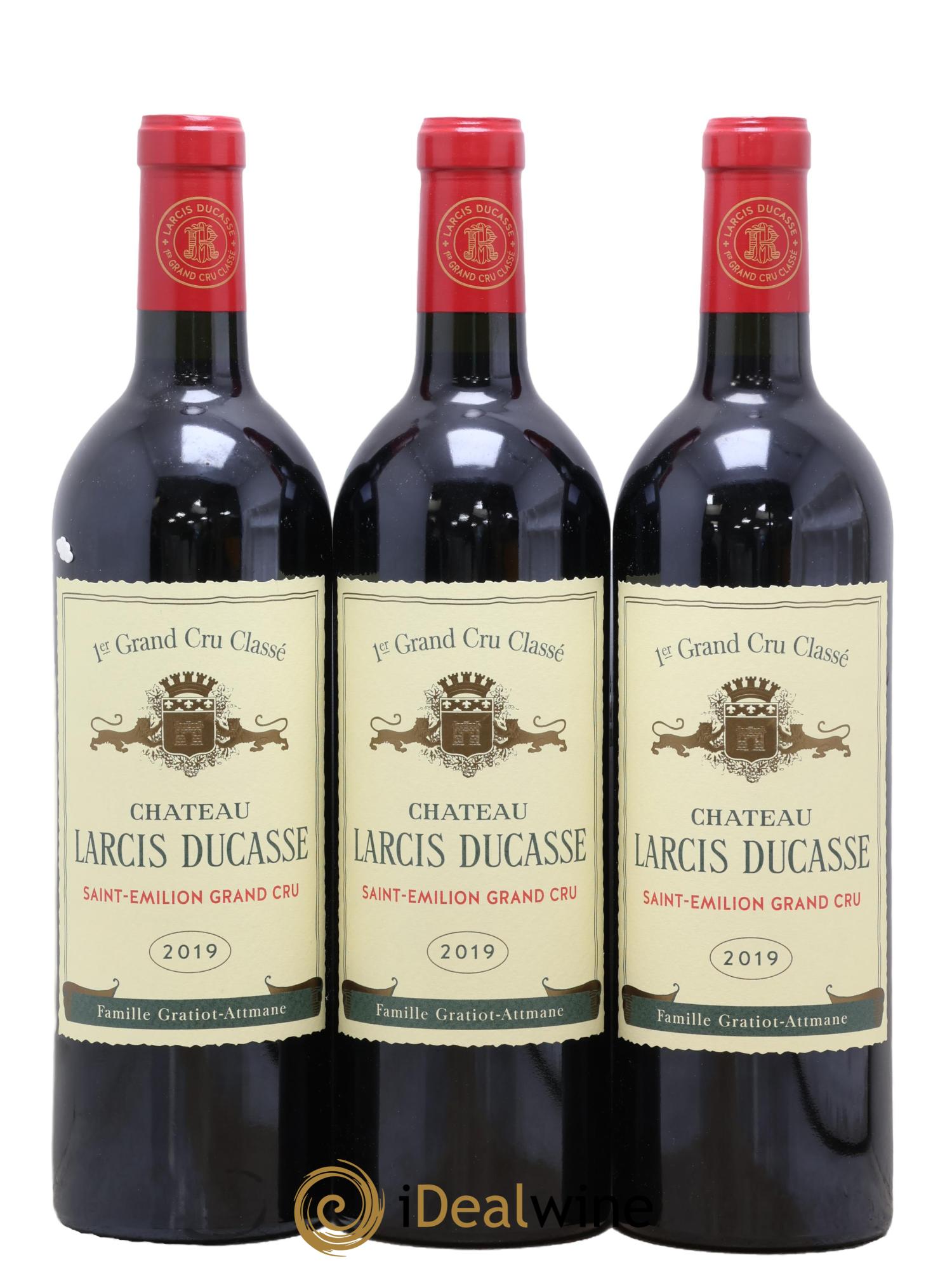Château Larcis Ducasse 1er Grand Cru Classé B 2019 - Lot de 3 bouteilles - 0