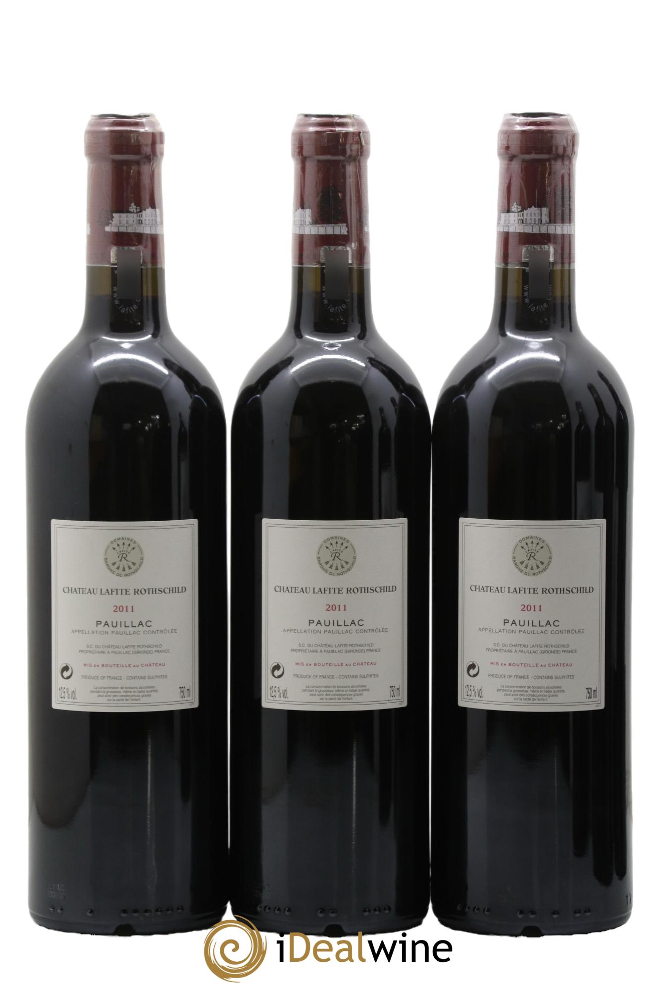 Château Lafite Rothschild 1er Grand Cru Classé 2011 - Lot de 6 bouteilles - 2