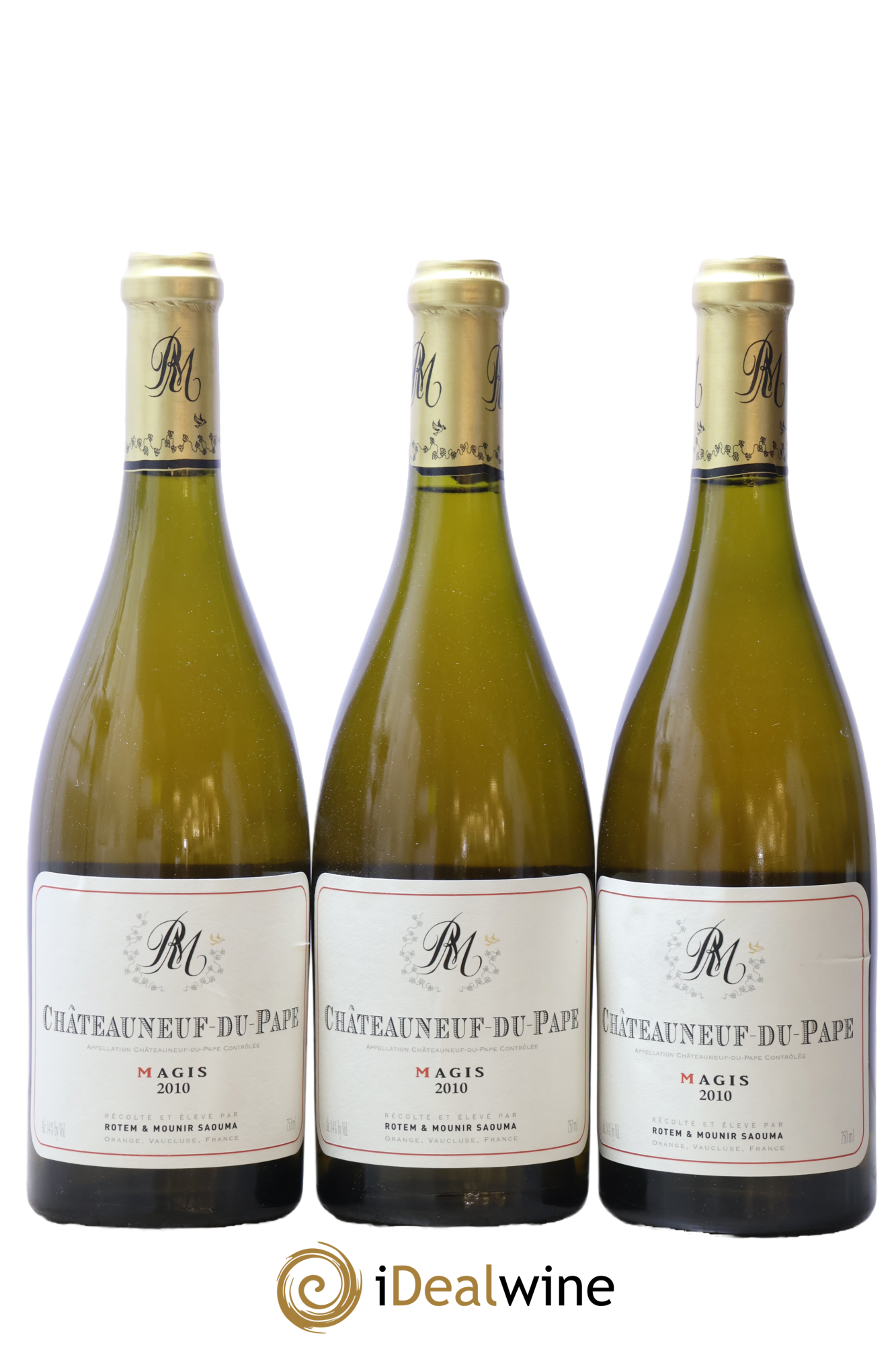 Châteauneuf-du-Pape Magis Rotem & Mounir Saouma 2010 - Lot de 3 bouteilles - 0