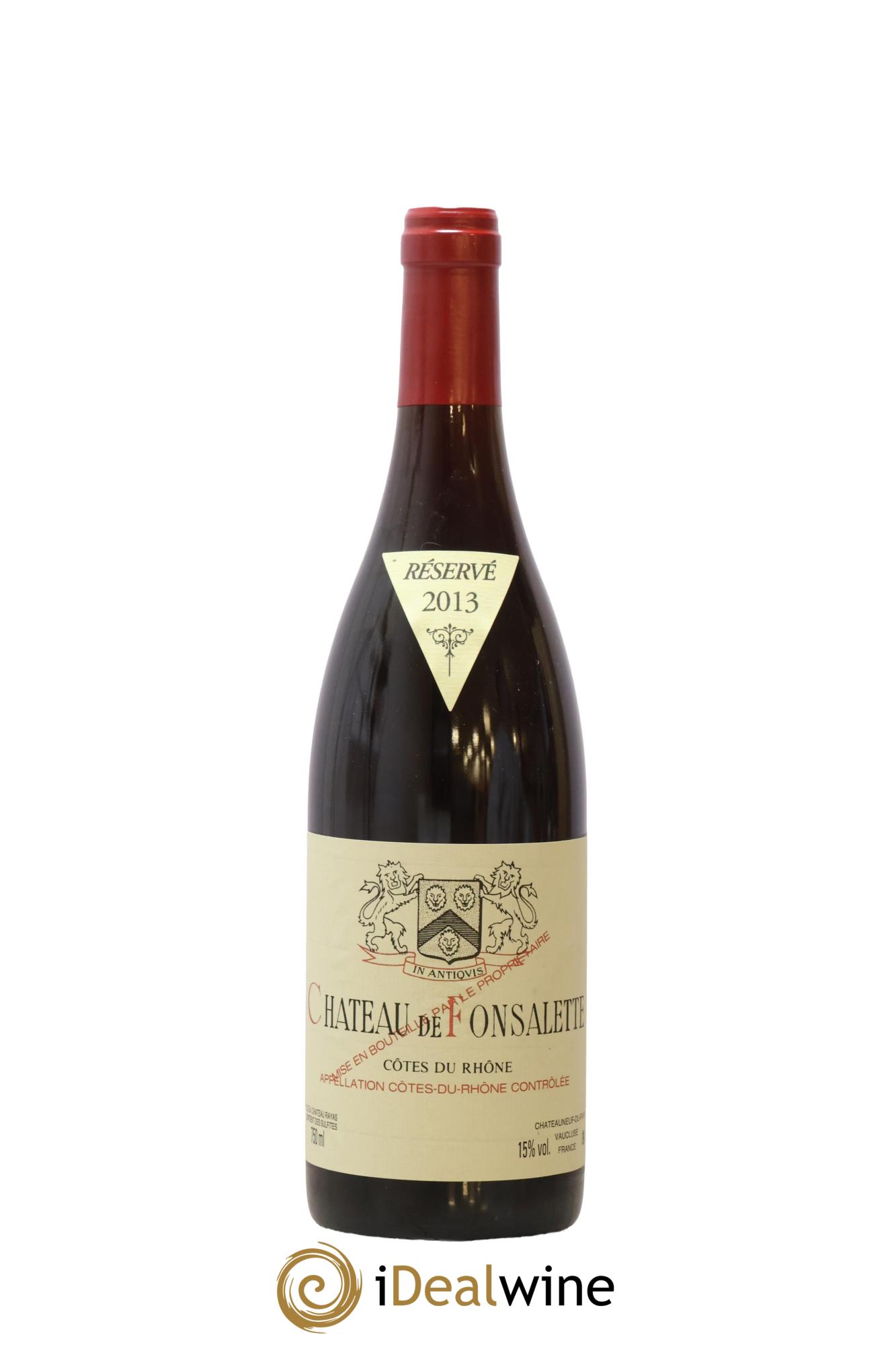 Côtes-du-Rhône Château de Fonsalette Emmanuel Reynaud 2013 - Lot of 1 bottle - 0