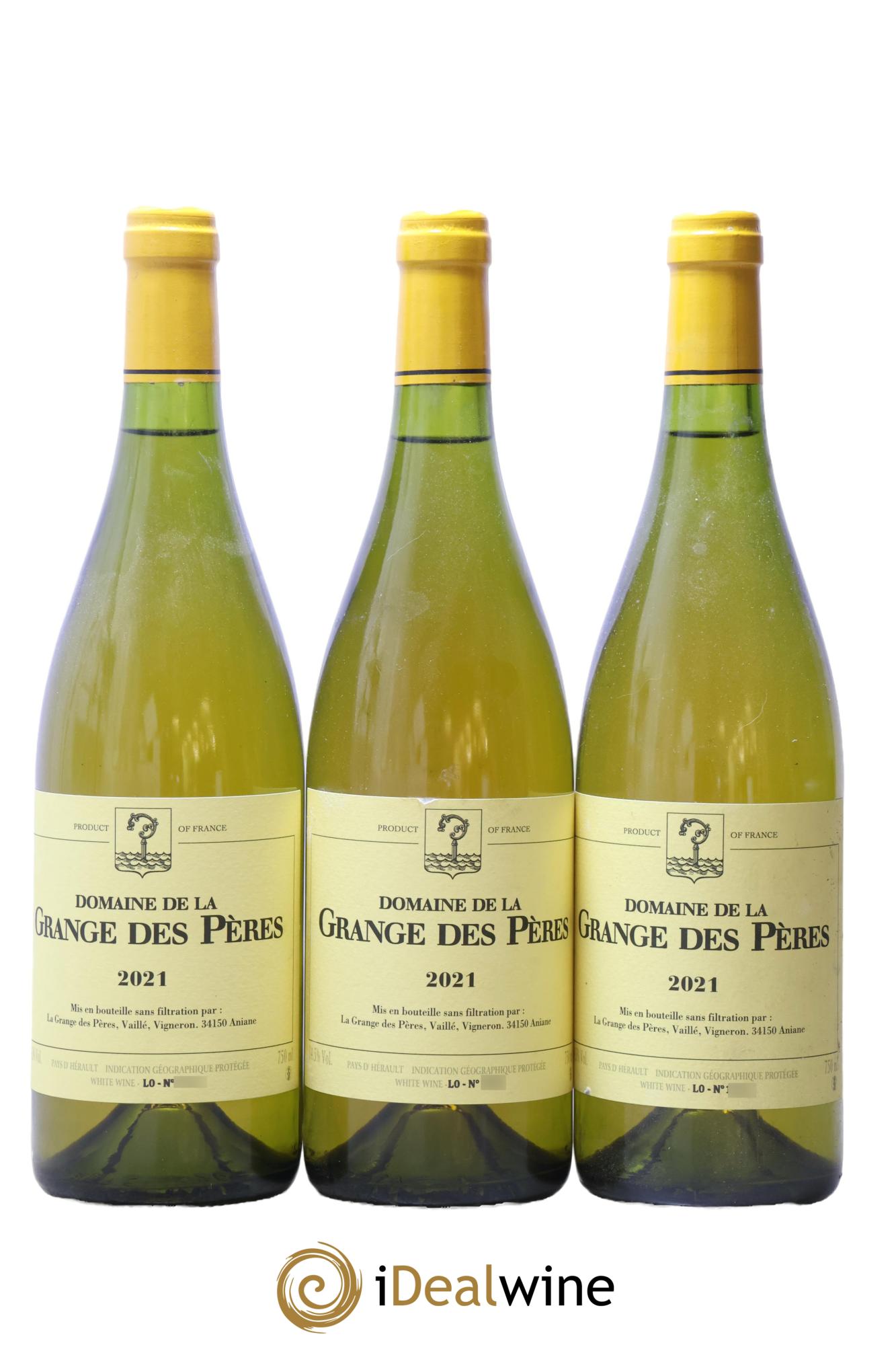 Pays d'Hérault Grange des Pères Laurent Vaillé 2021 - Lot de 3 bouteilles - 0