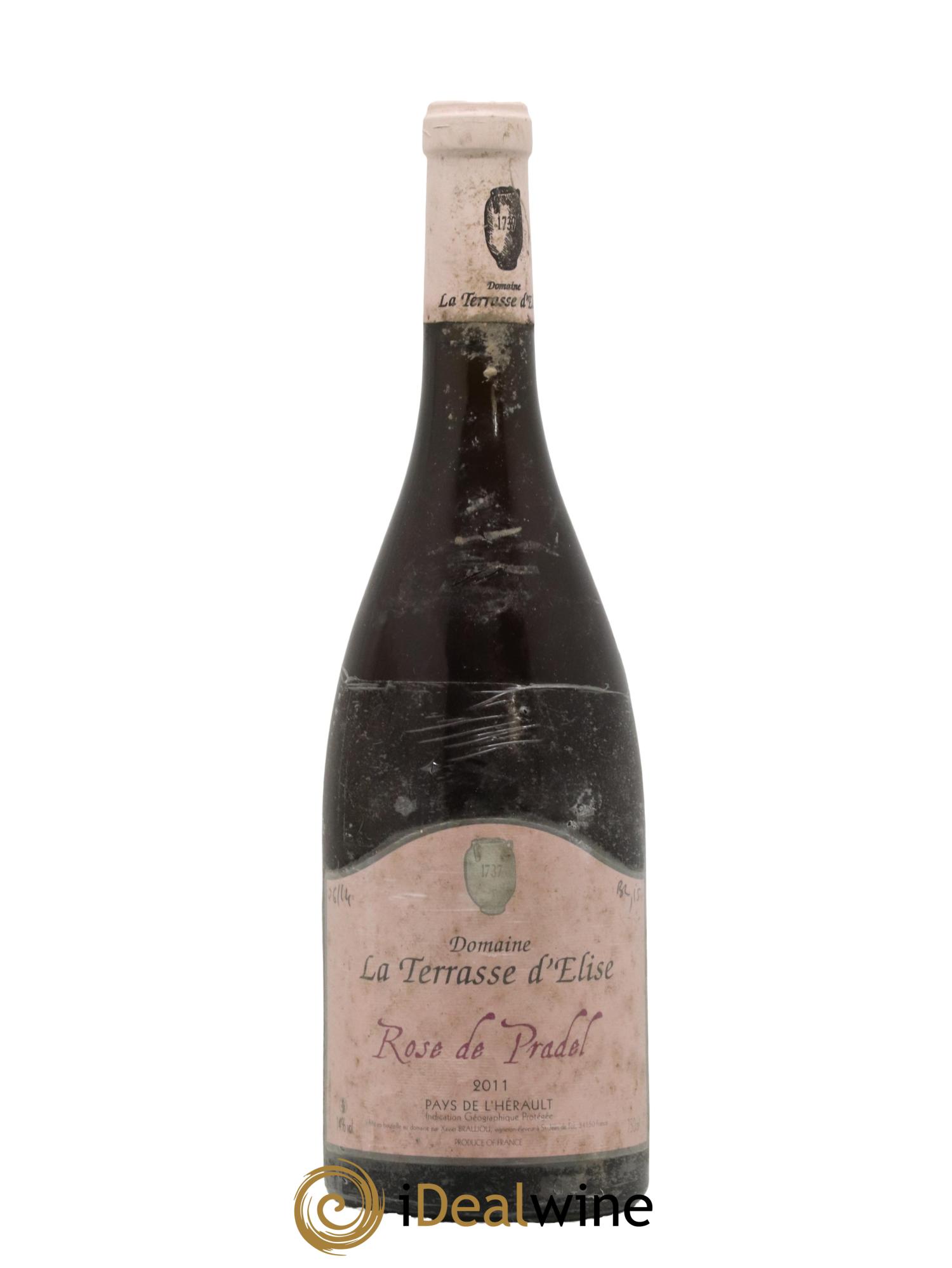 Divers Rose de Pradel La Terrasse d'Elise 2011 - Lot de 1 bouteille - 0
