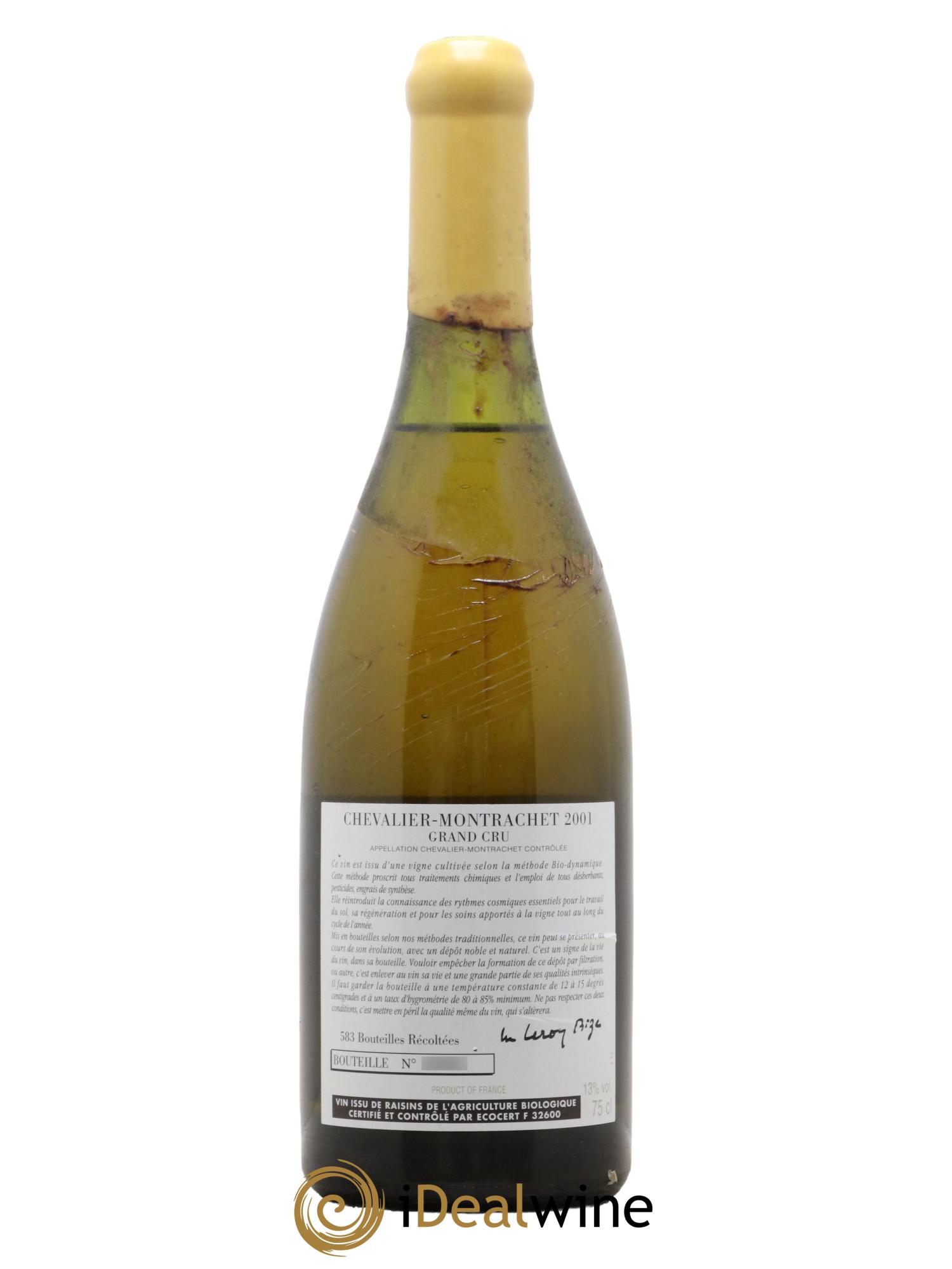 Chevalier-Montrachet Grand Cru d'Auvenay (Domaine) 2001 - Lot of 1 bottle - 1