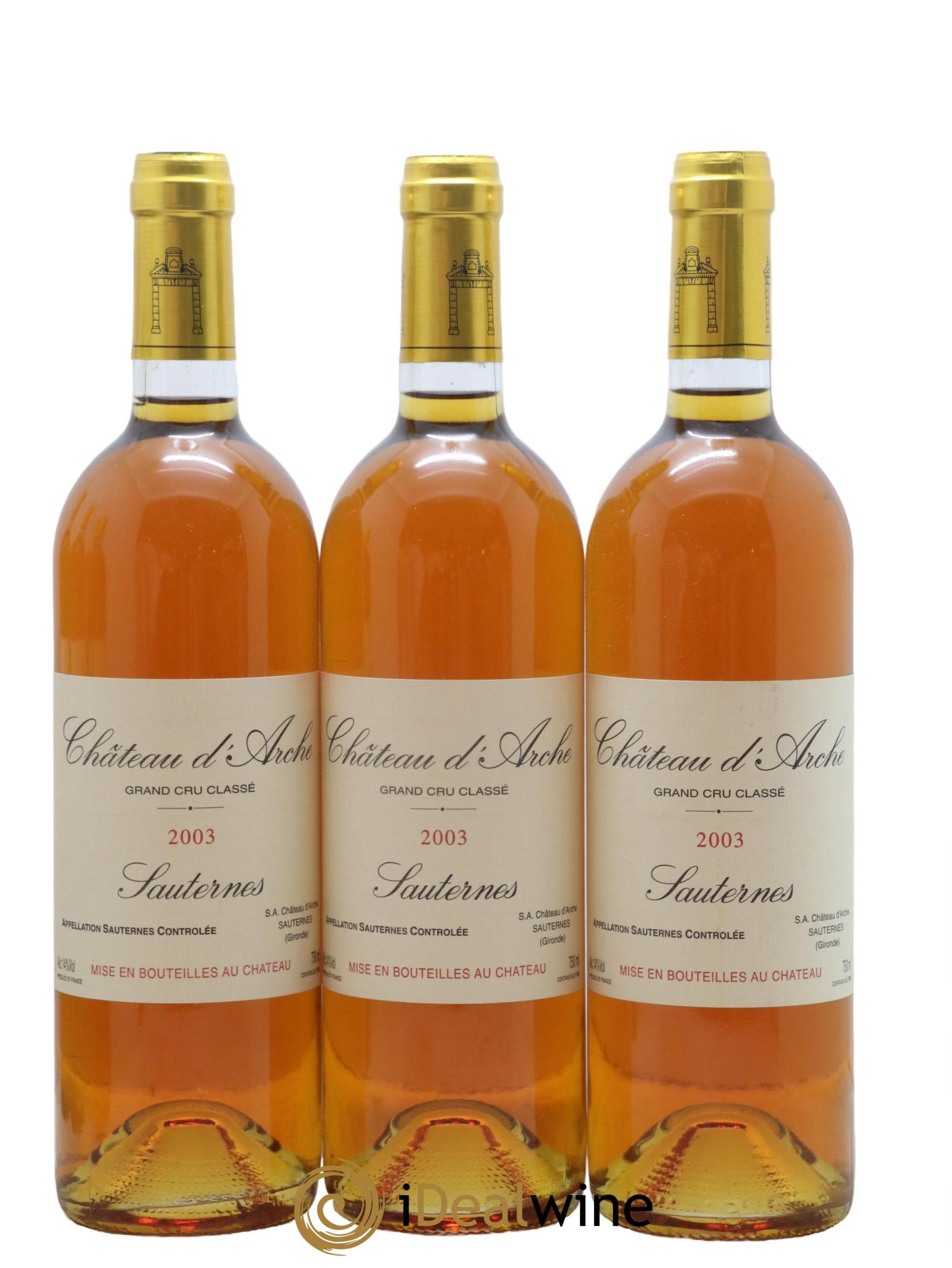Château d' Arche 2ème Grand Cru Classé 2003 - Lotto di 12 bottiglie - 3