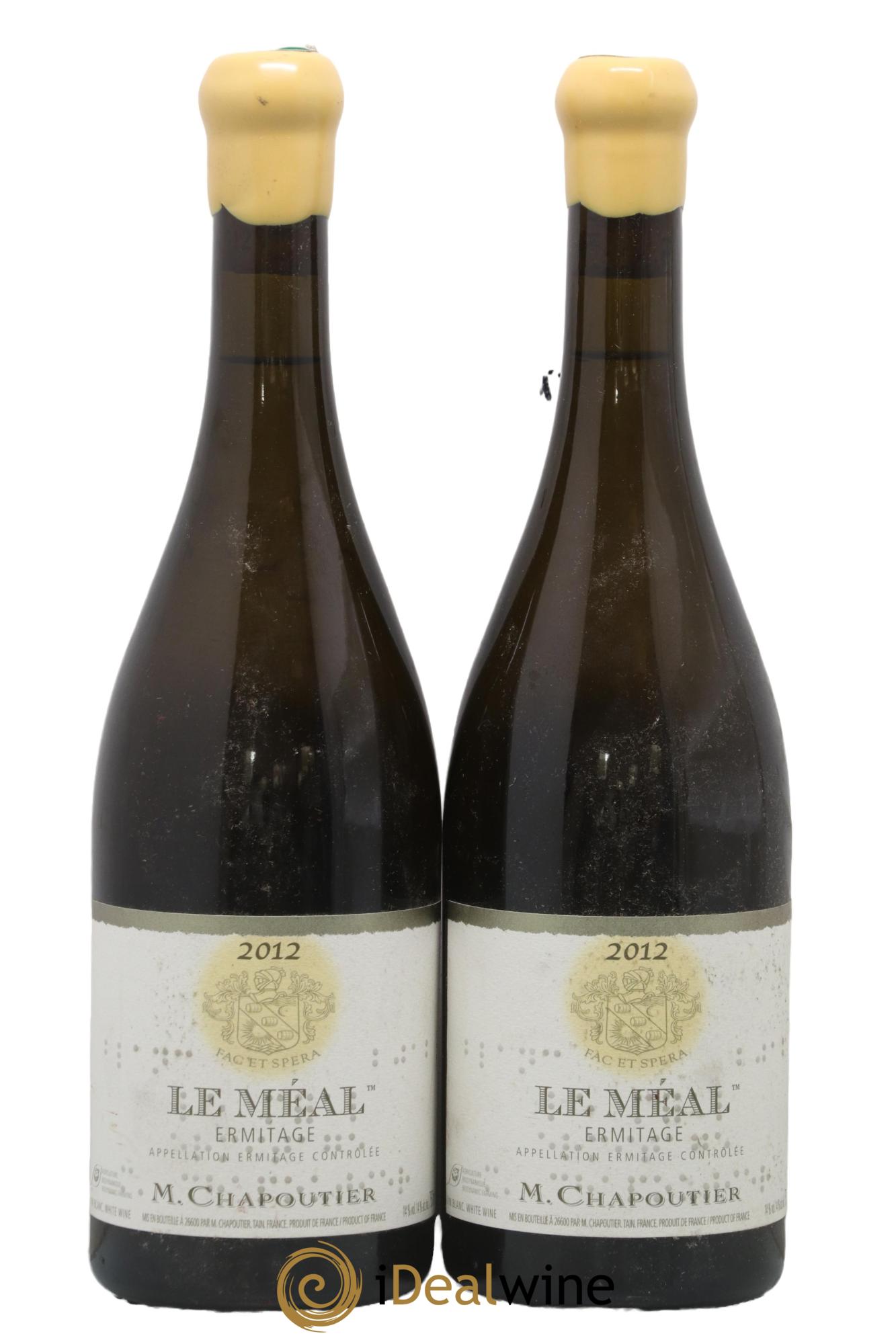 Hermitage Ermitage Le Méal Chapoutier 2012 - Lot of 2 bottles - 0