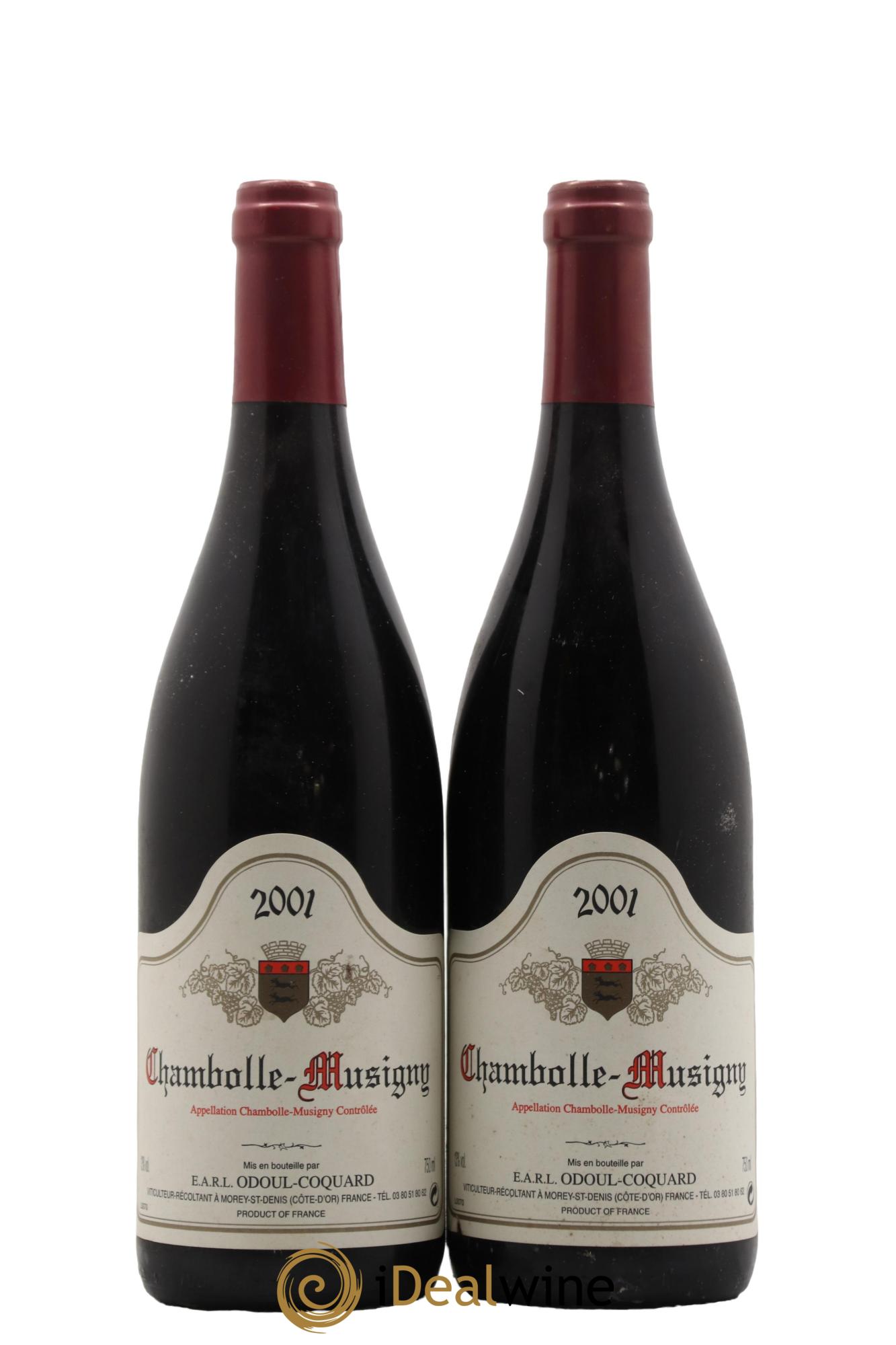 Chambolle-Musigny Odoul Coquart 2001 - Posten von 2 Flaschen - 0