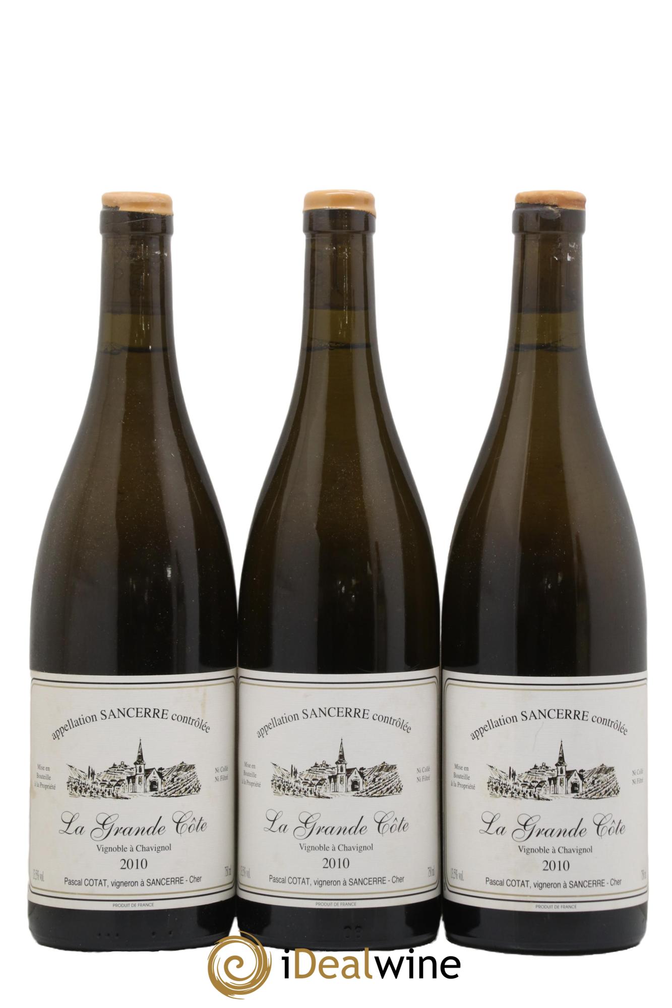 Sancerre La Grande Côte Pascal Cotat 2010 - Lot de 3 bouteilles - 0