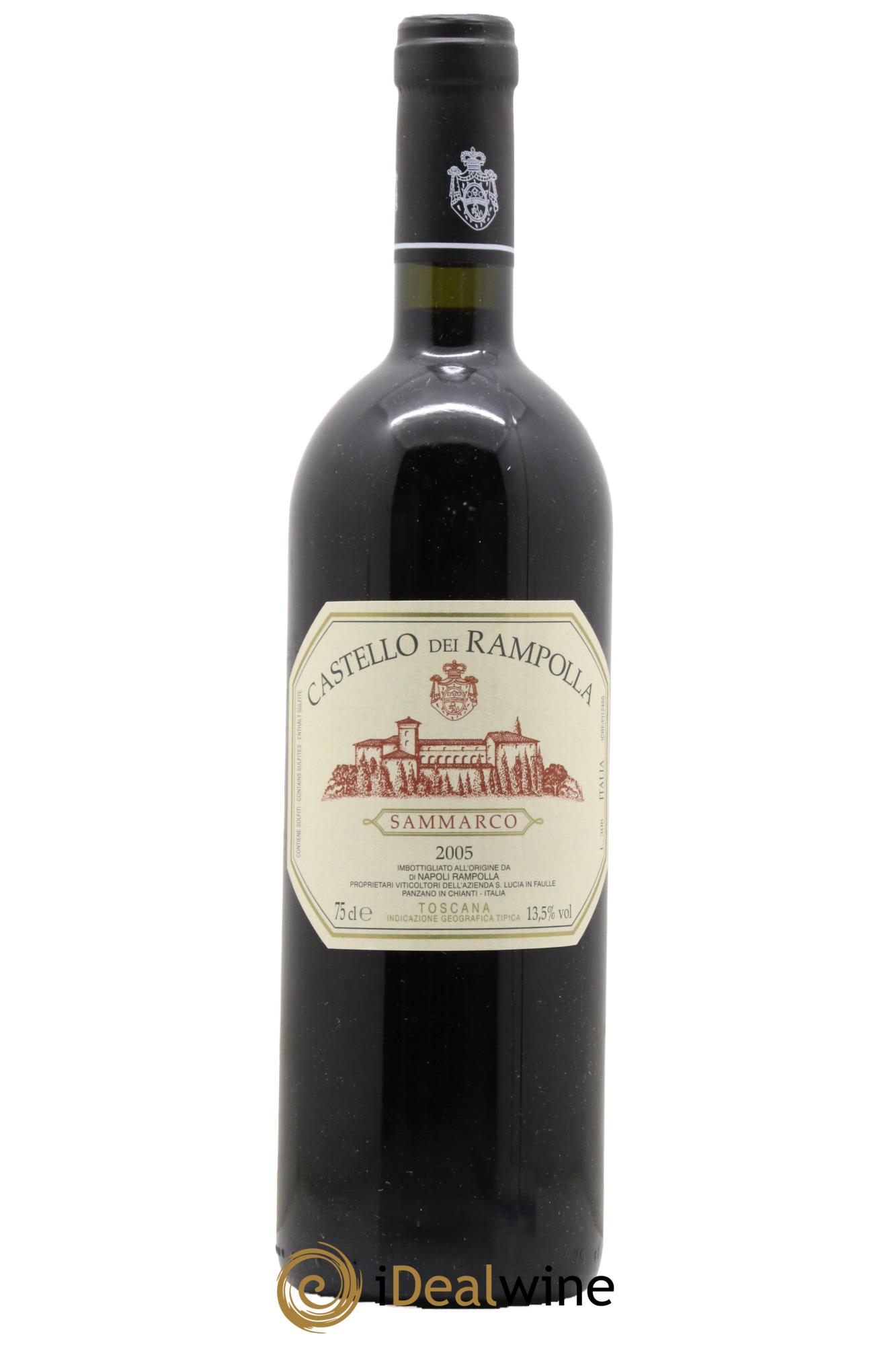 Toscana IGT Sammarco Castello Dei Rampolla 2005 - Lot de 1 bouteille - 0