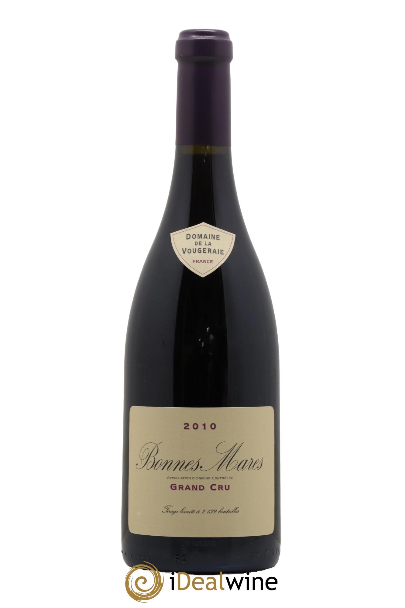 Bonnes-Mares Grand Cru La Vougeraie 2010 - Lot de 1 bouteille - 0