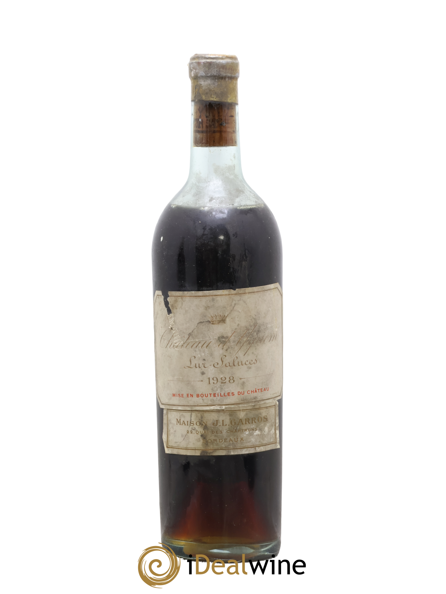 Château d' Yquem 1er Cru Classé Supérieur 1928 - Lot de 1 bouteille - 0