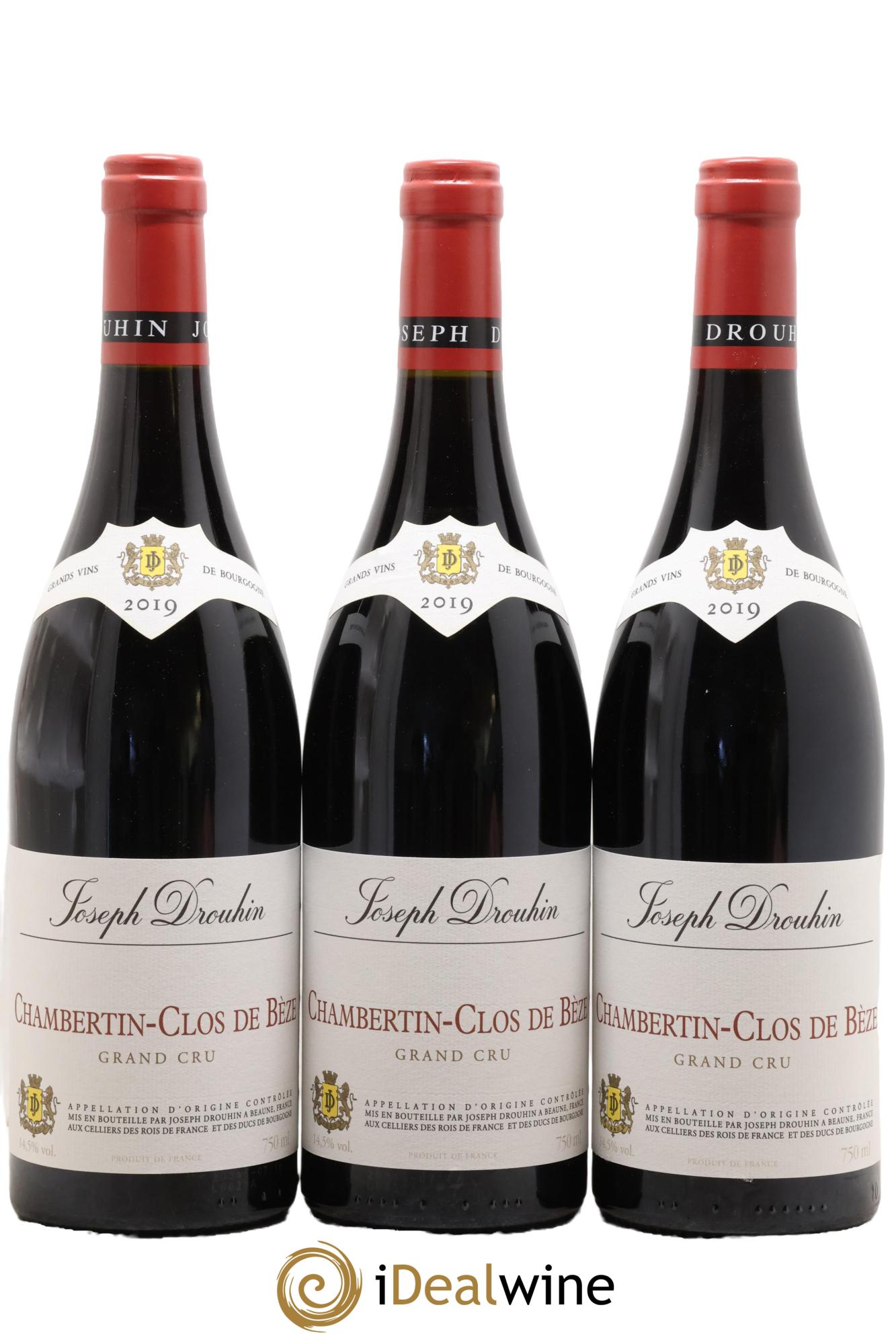 Chambertin Clos de Bèze Grand Cru Joseph Drouhin 2019 - Posten von 3 Flaschen - 0