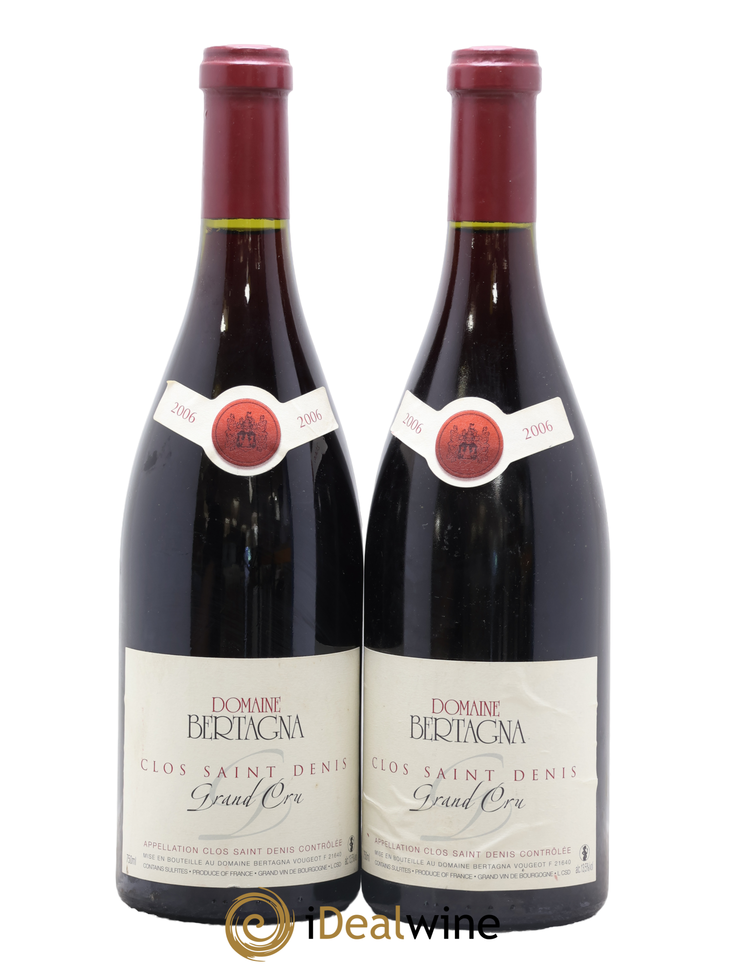 Clos Saint-Denis Grand Cru Bertagna 2006 - Lot de 2 bouteilles - 0