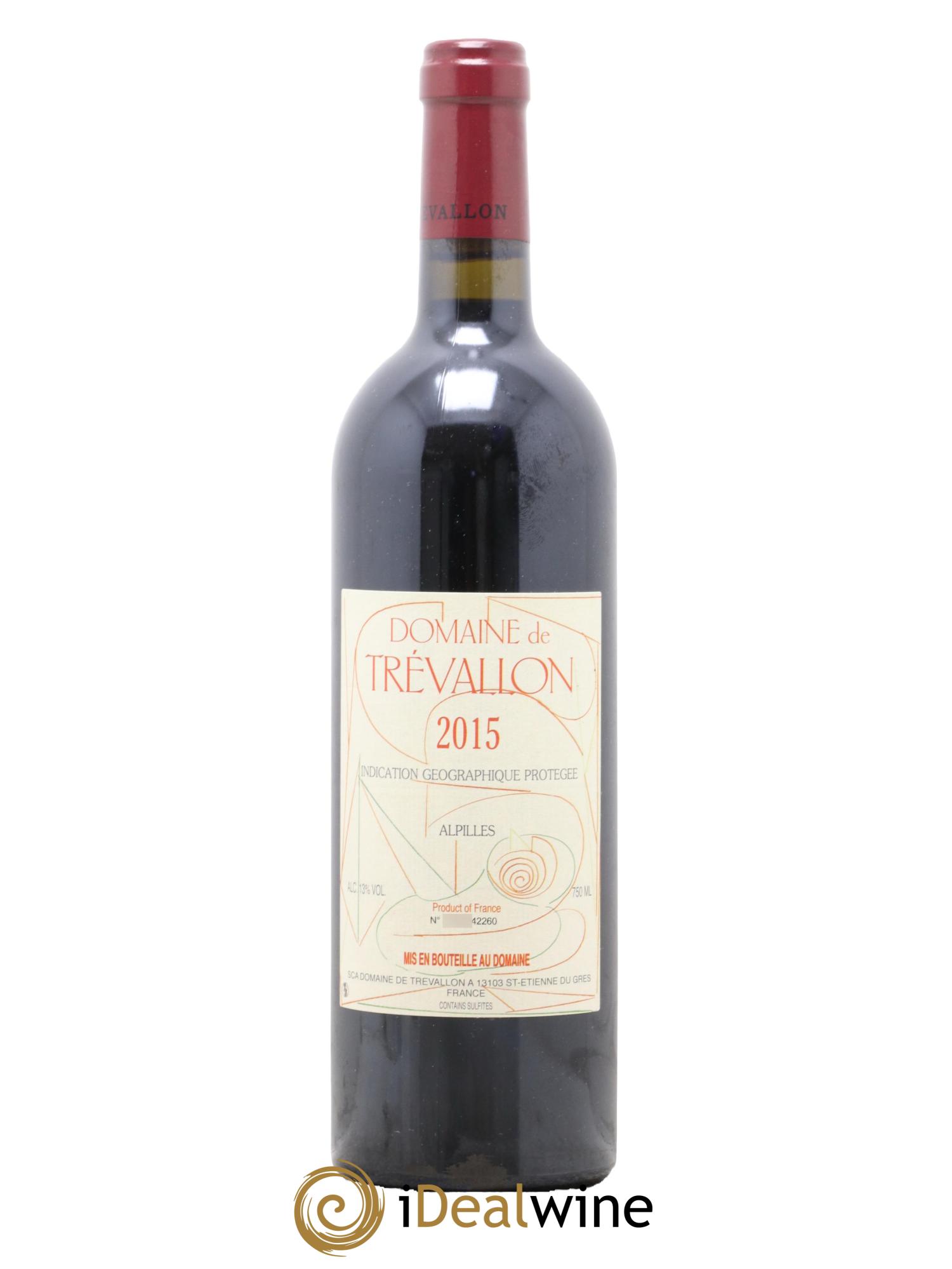 IGP Alpilles Trévallon (Domaine de) Eloi Dürrbach 2015 - Posten von 1 Flasche - 0