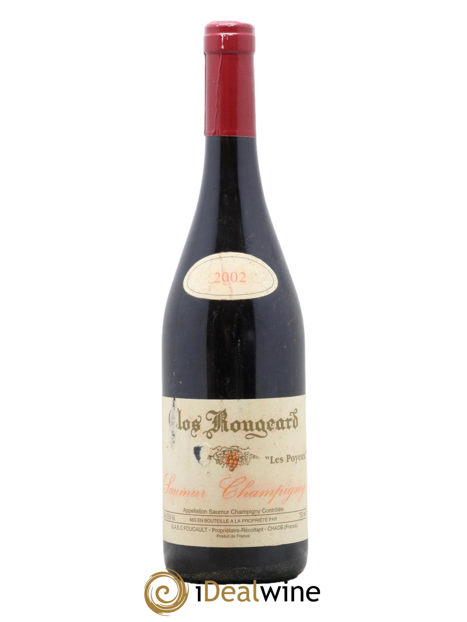 Saumur-Champigny Les Poyeux Clos Rougeard 2002 - Lot de 1 bouteille - 0