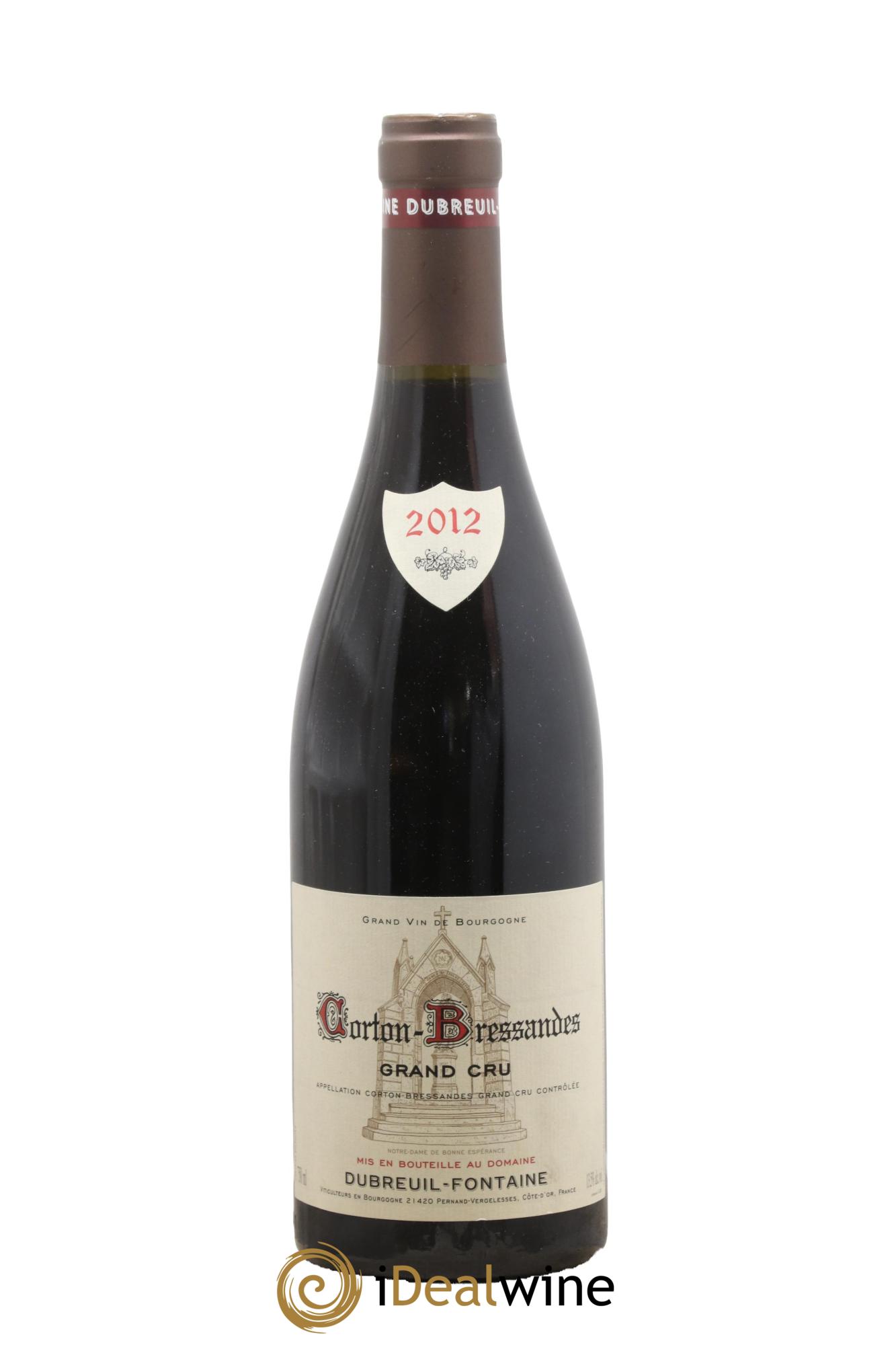 Corton Grand Cru Bressandes Dubreuil-Fontaine (Domaine) 2012 - Lot de 1 bouteille - 0