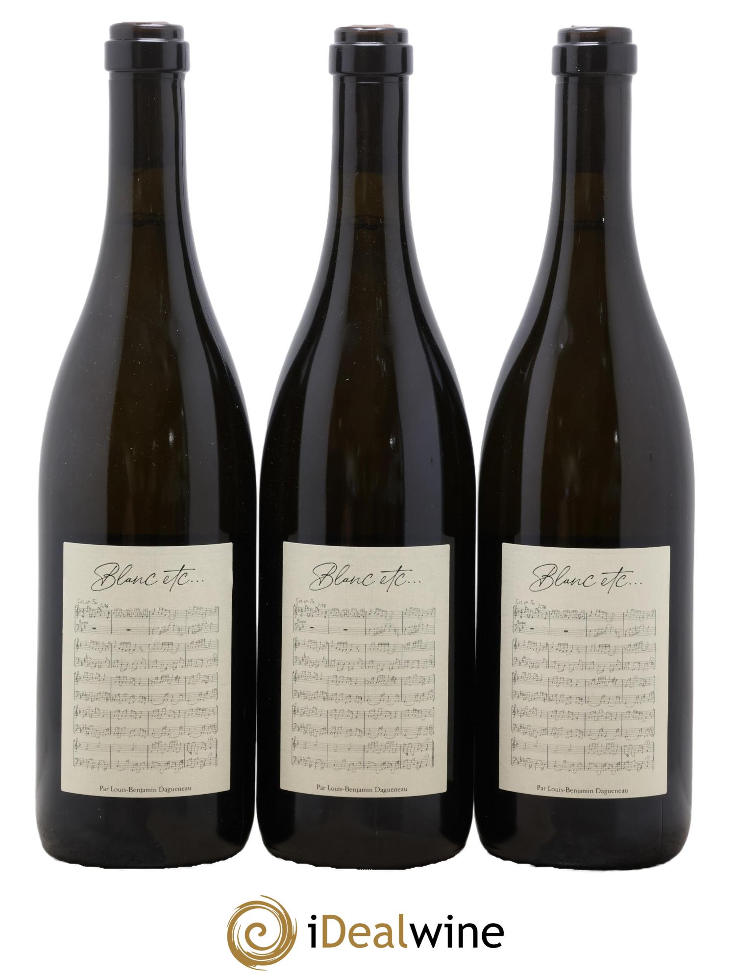 Vin de France Blanc Etc Dagueneau (Domaine Didier - Louis-Benjamin) 2018 - Lot de 3 bouteilles - 0